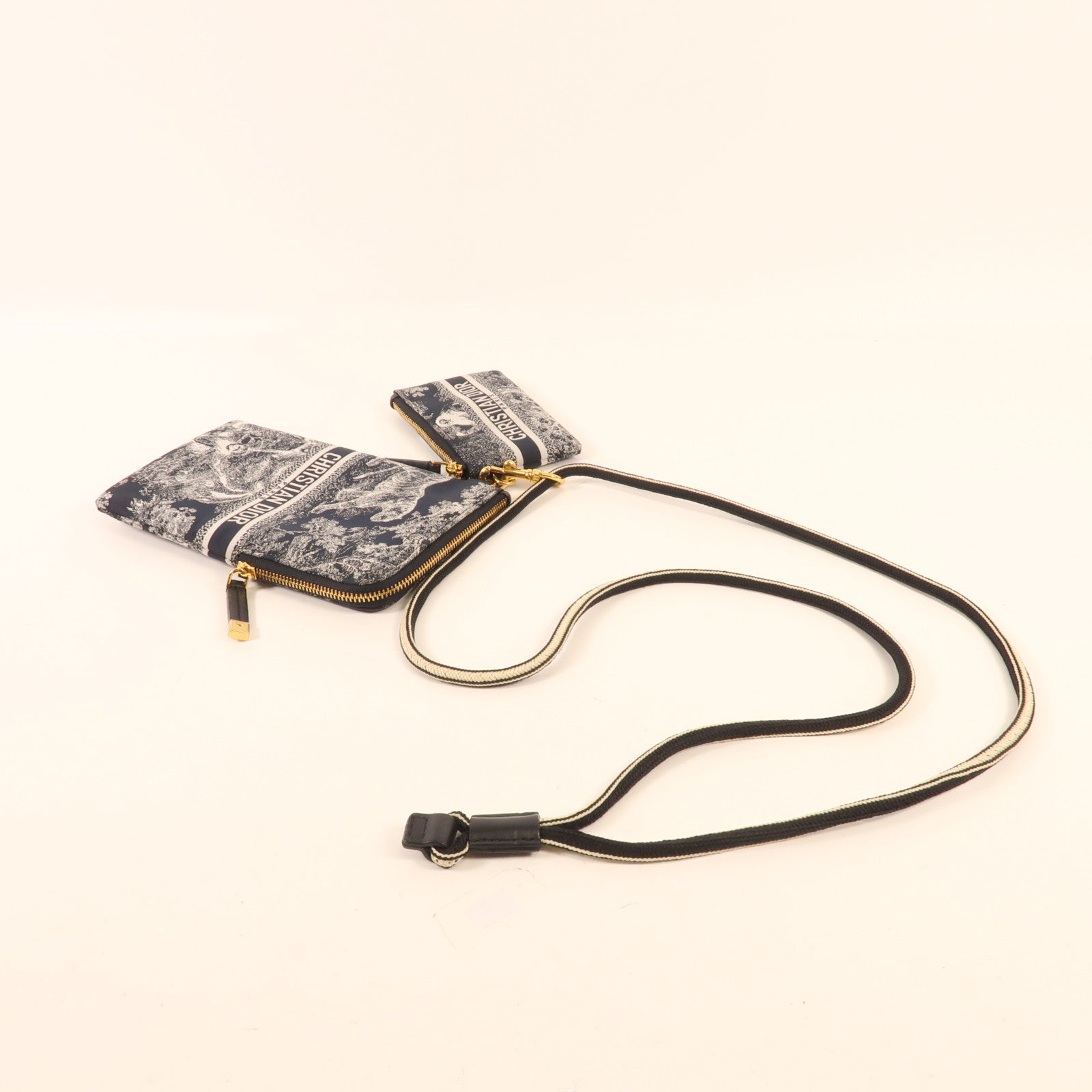 Dior 尼龍Phone Case金扣肩背袋