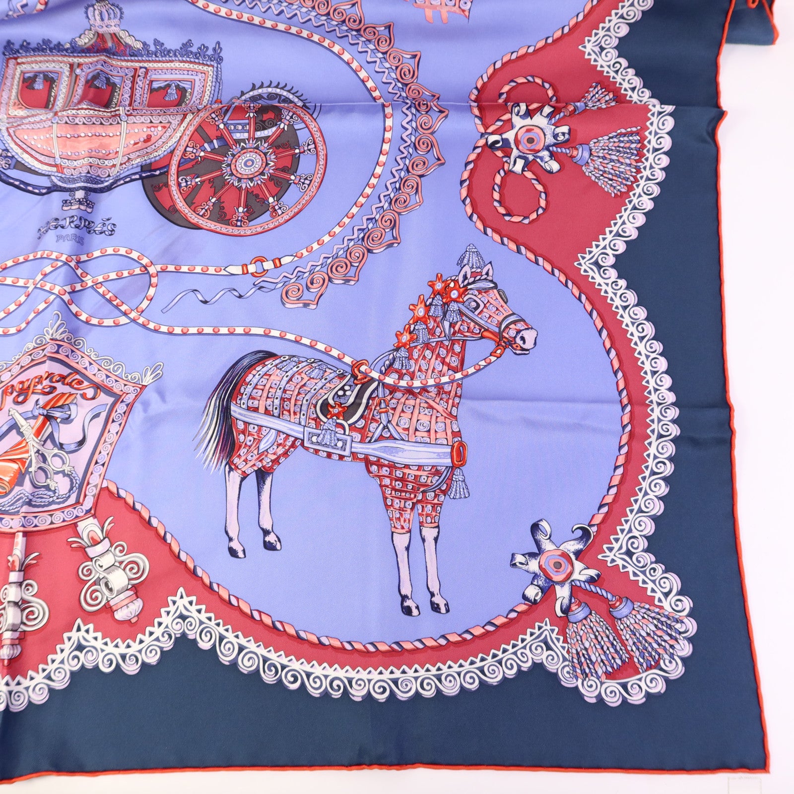 HERMES 絲質Scarf 90X90絲巾