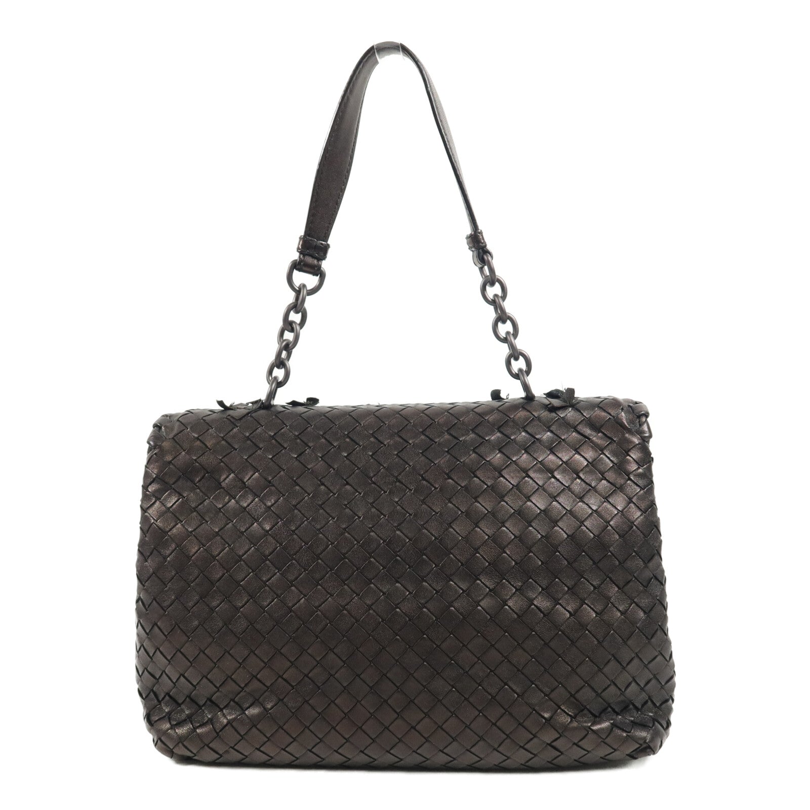 BOTTEGA VENETA 牛皮皮革Shoulder Bag鏈帶肩背袋