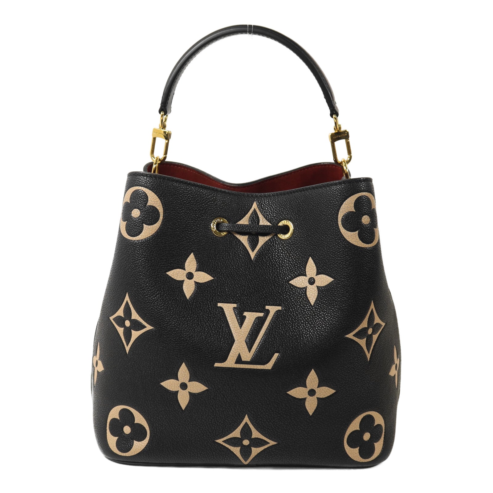 LOUIS VUITTON Monogram Empreinte Neo Noe MM手挽肩背兩用袋