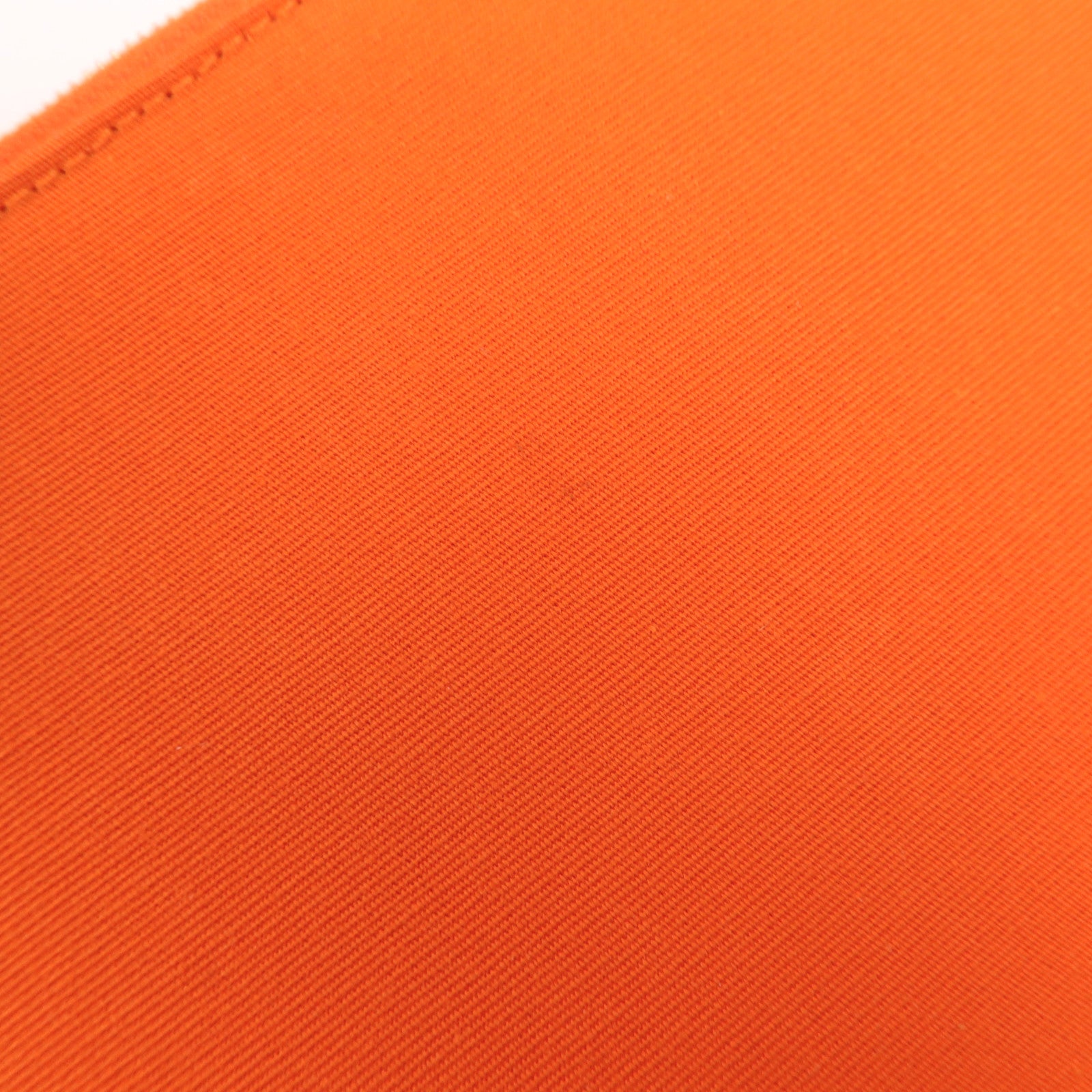 HERMES 帆布Herbag PM銀扣手挽肩背兩用袋Orange