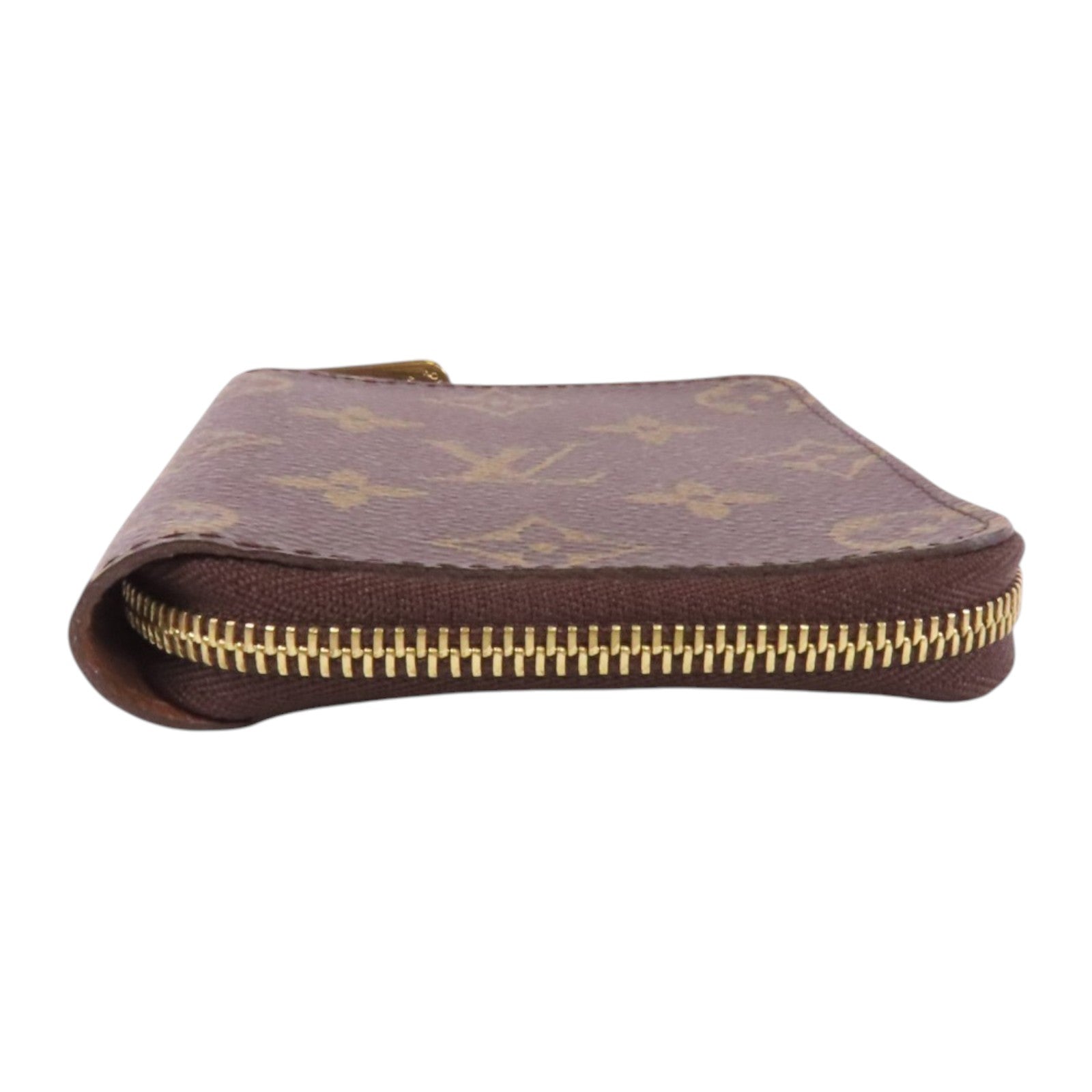 LOUIS VUITTON Monogram Zipper Card Case金扣卡套