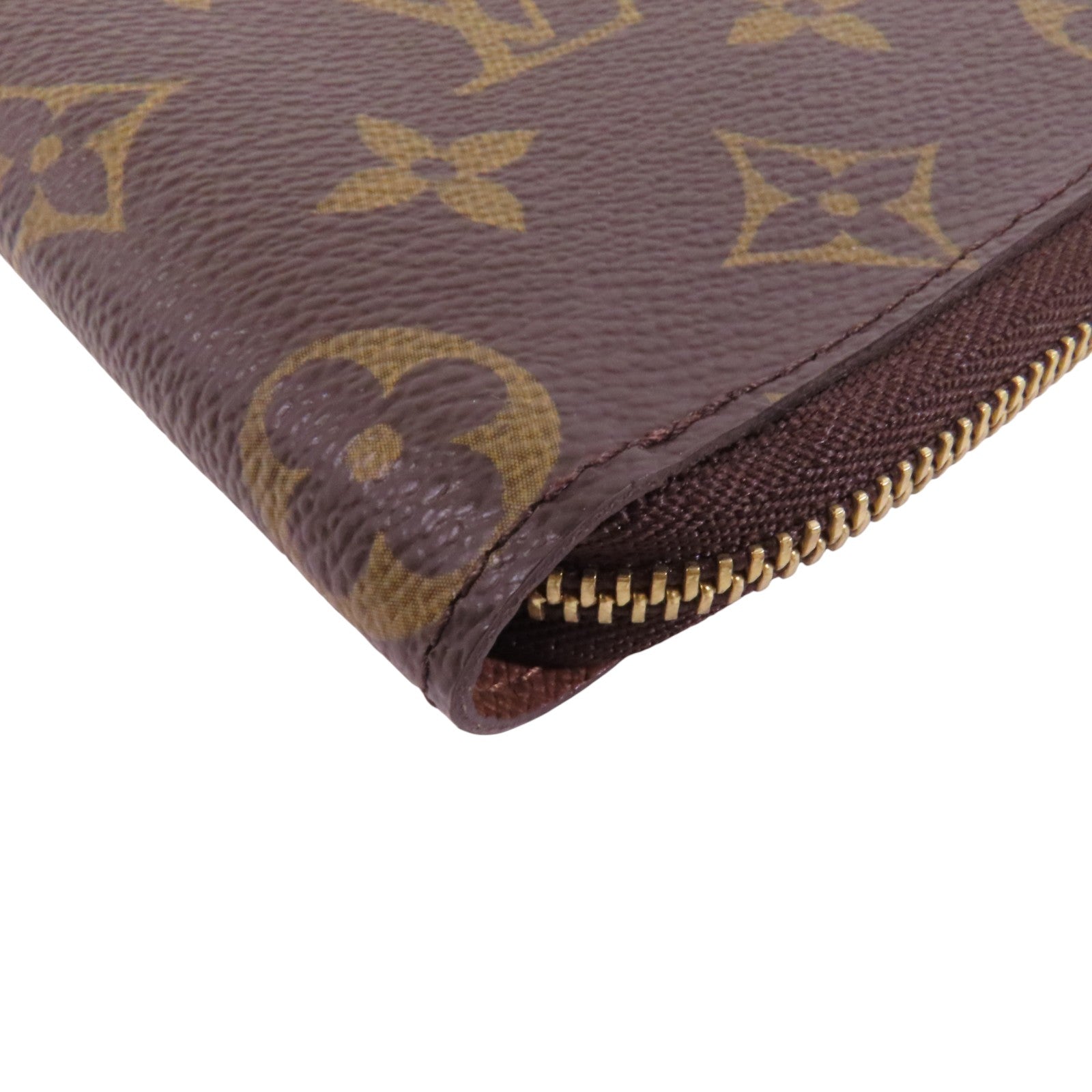 LOUIS VUITTON Monogram Zipper Card Case金扣卡套