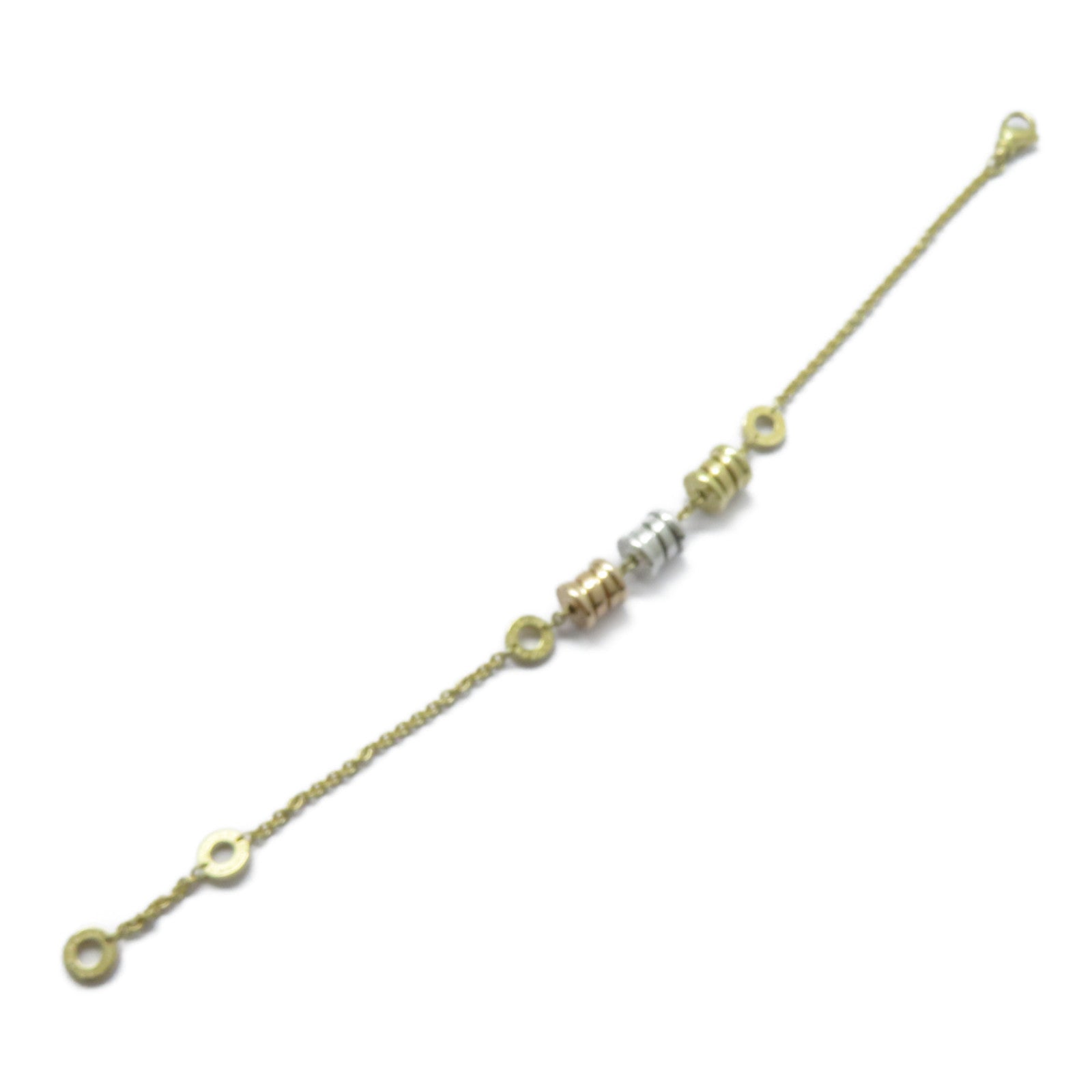 BVLGARI 18K黃金/白金/玫瑰金B-zero1 Three Element Bracelet手鏈