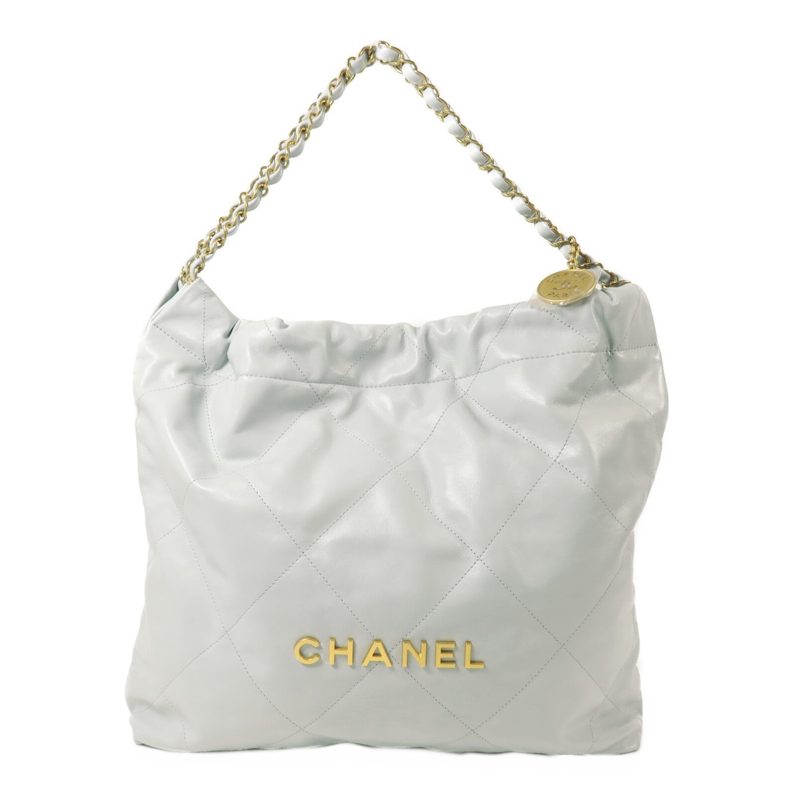 CHANEL 牛皮皮革Chanel 22 Large鏈帶肩背袋