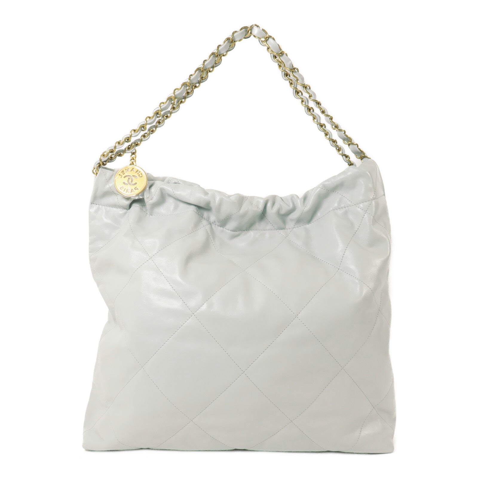 CHANEL 牛皮皮革Chanel 22 Large鏈帶肩背袋
