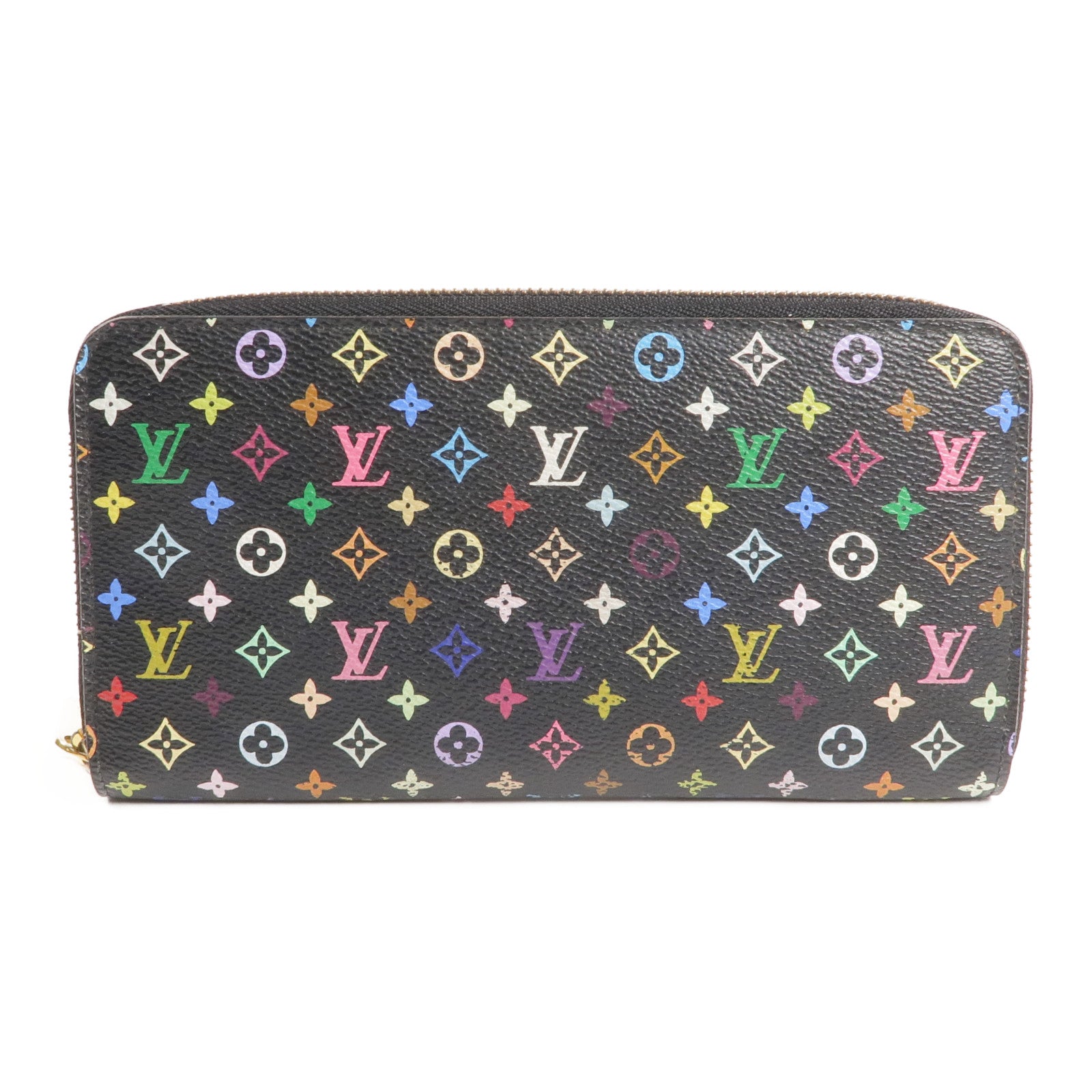 LOUIS VUITTON Monogram Multicolore Zipper Long Wallet金扣長錢包