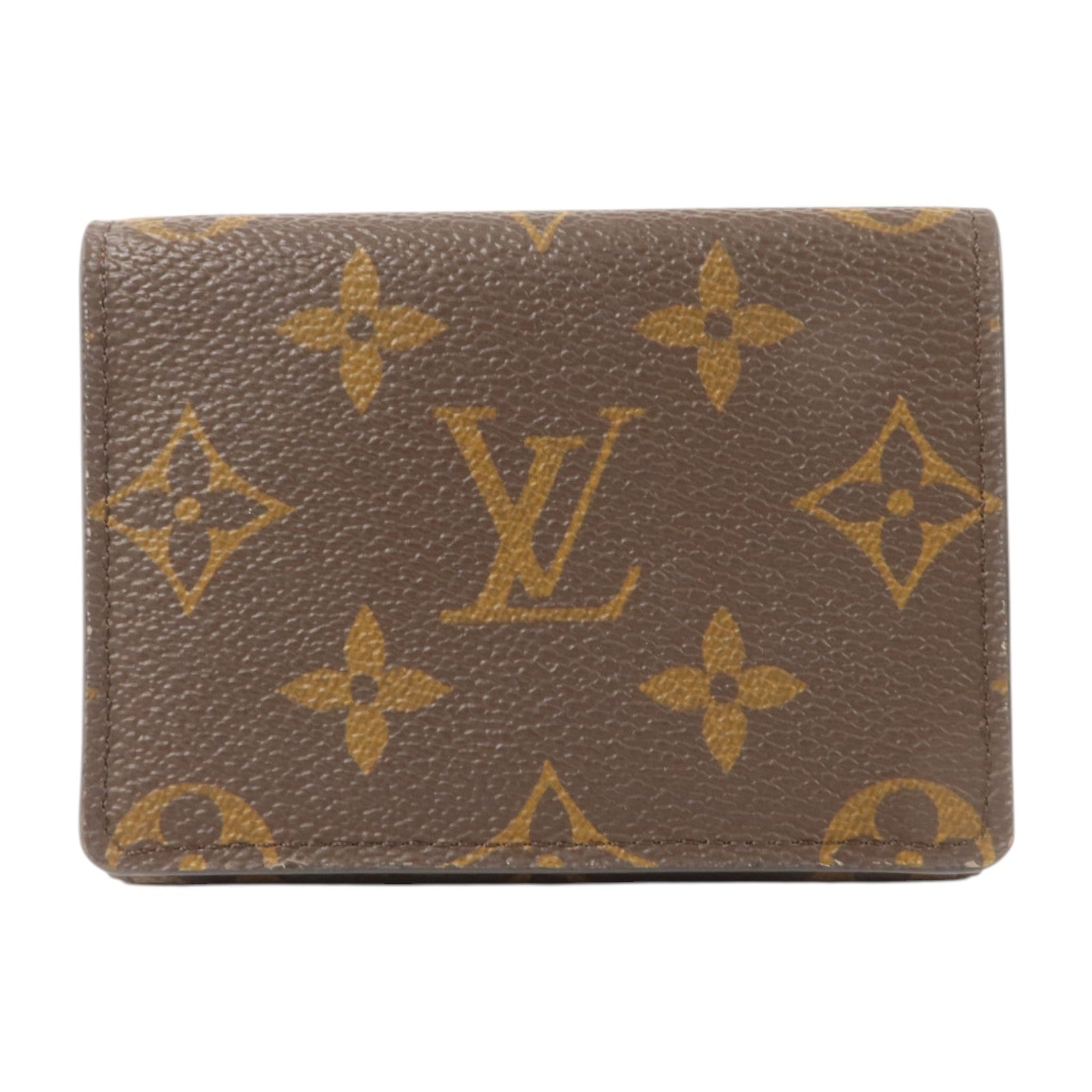 LOUIS VUITTON Monogram Enveloppe Carte De Visite金扣Card Case卡片套