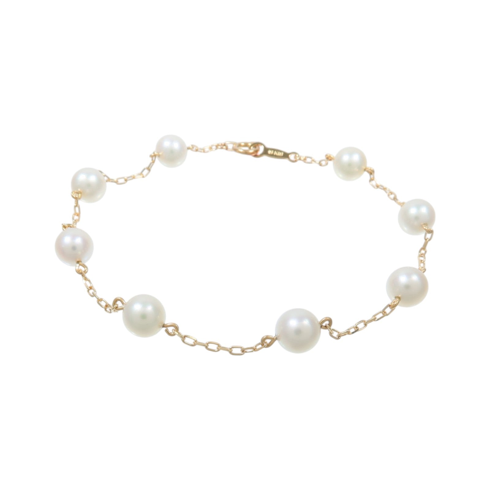 MIKIMOTO 18K黃金Pearl Bracelet珍珠手鏈