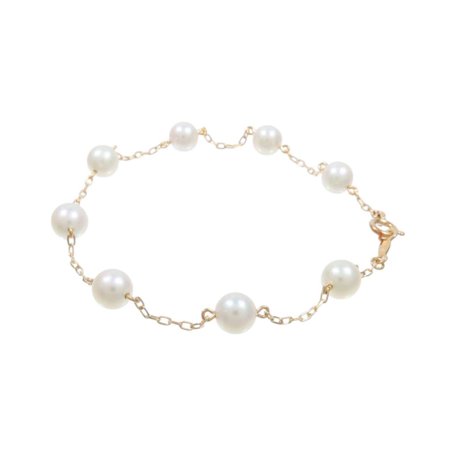 MIKIMOTO 18K黃金Pearl Bracelet珍珠手鏈