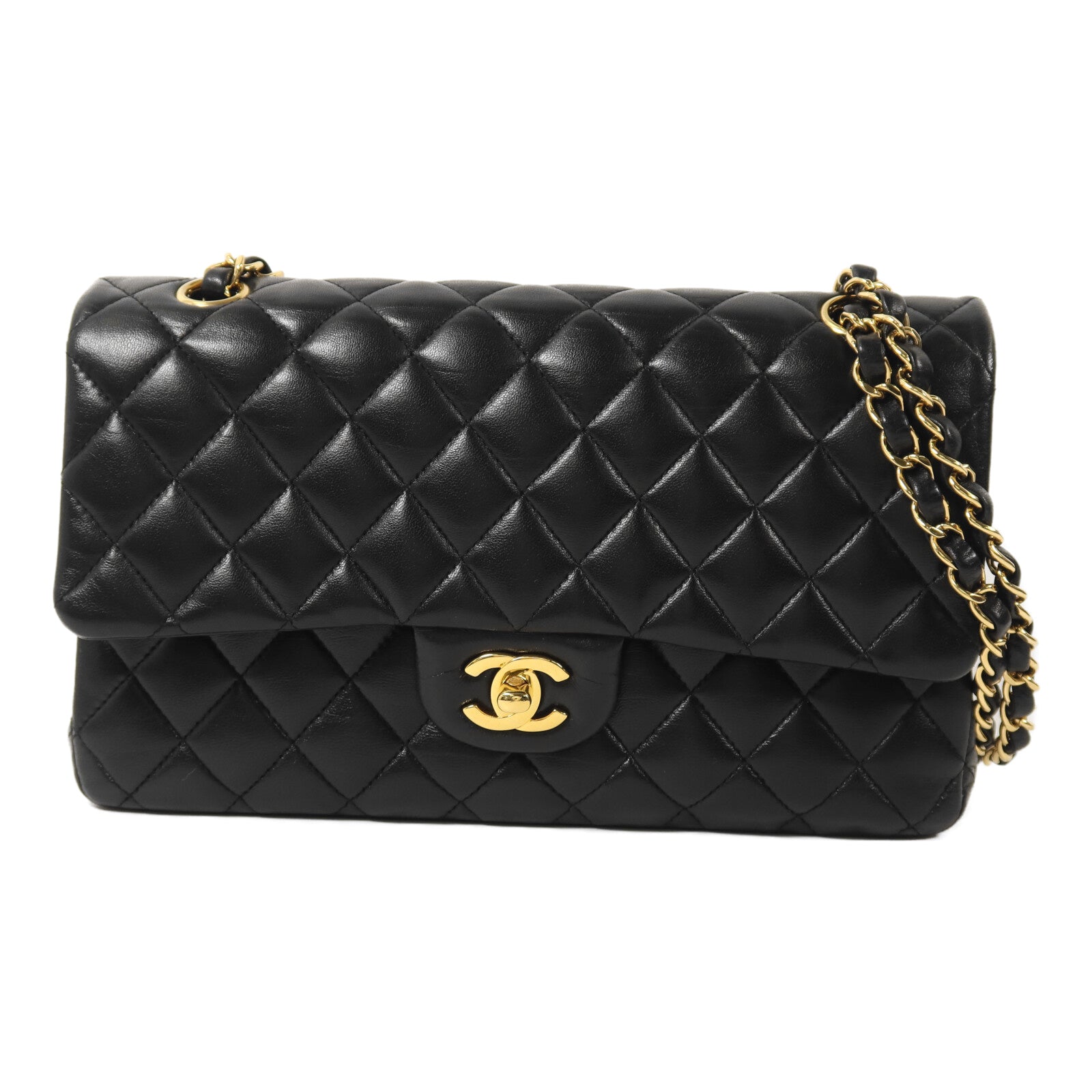 CHANEL 羊皮皮革Classic 25鏈帶肩背袋