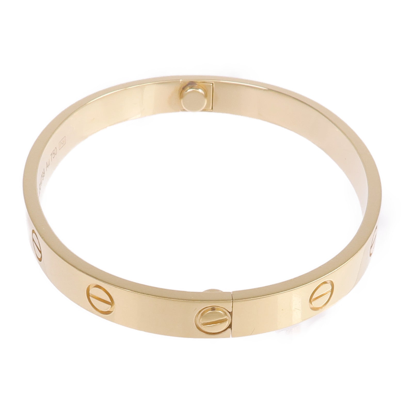 CARTIER 18K黃金Love Bracelet手鐲