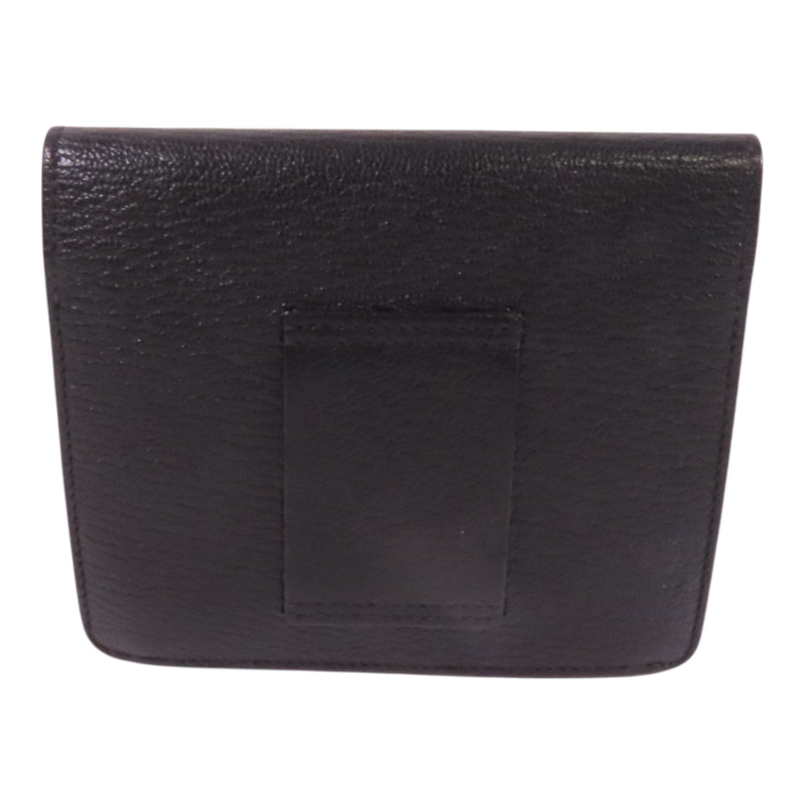 HERMES Chevre皮革Roulis Slim金扣短錢包