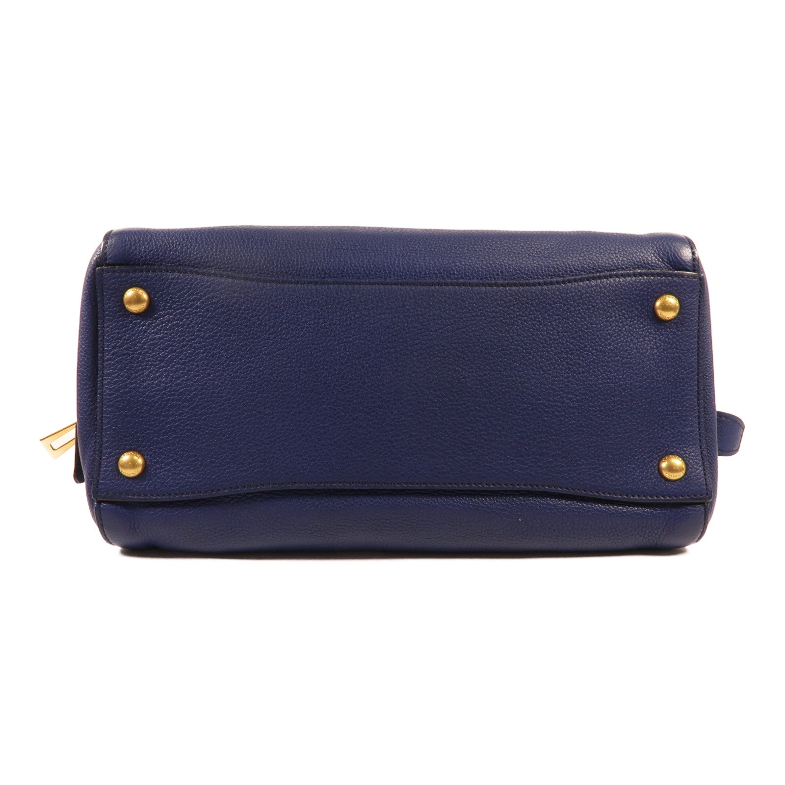 PRADA 牛皮皮革2 way Shoulder金扣手挽肩背兩用袋