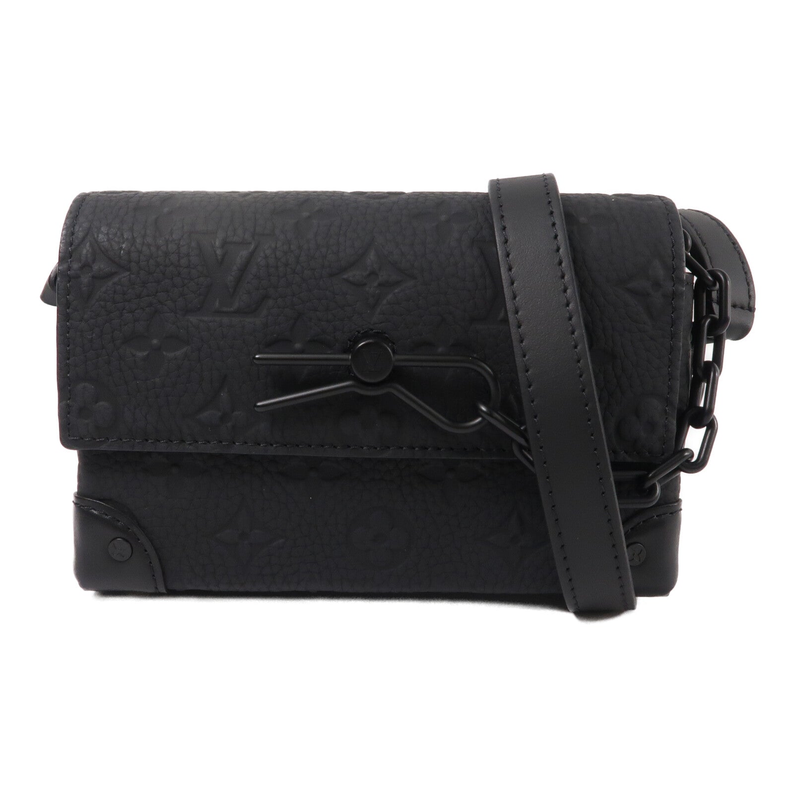 LOUIS VUITTON Monogram Taurillon Steamer Wearable Wallet肩背袋