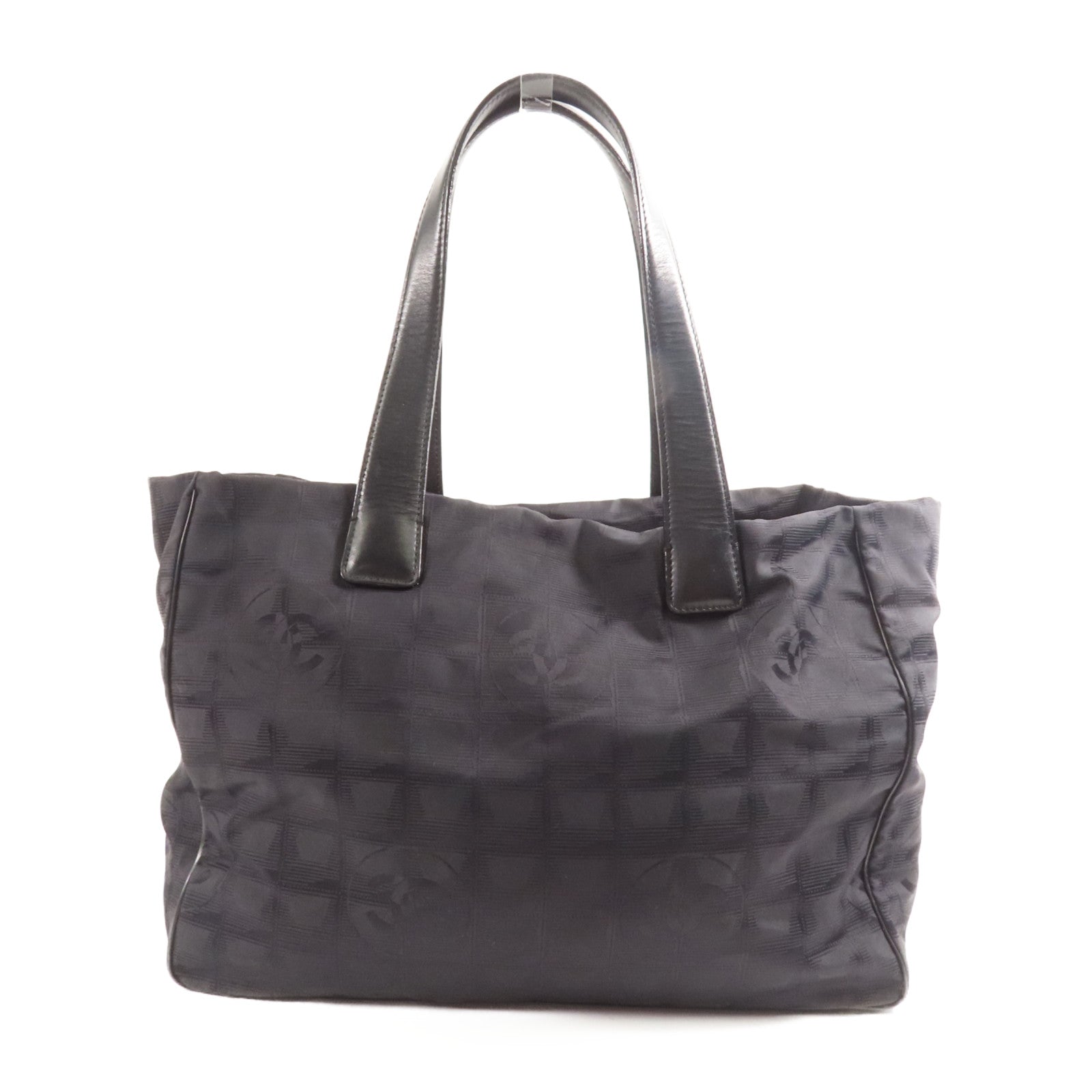 CHANEL 【激減優惠】尼龍New Travel Line Tote金扣肩背袋/手挽袋