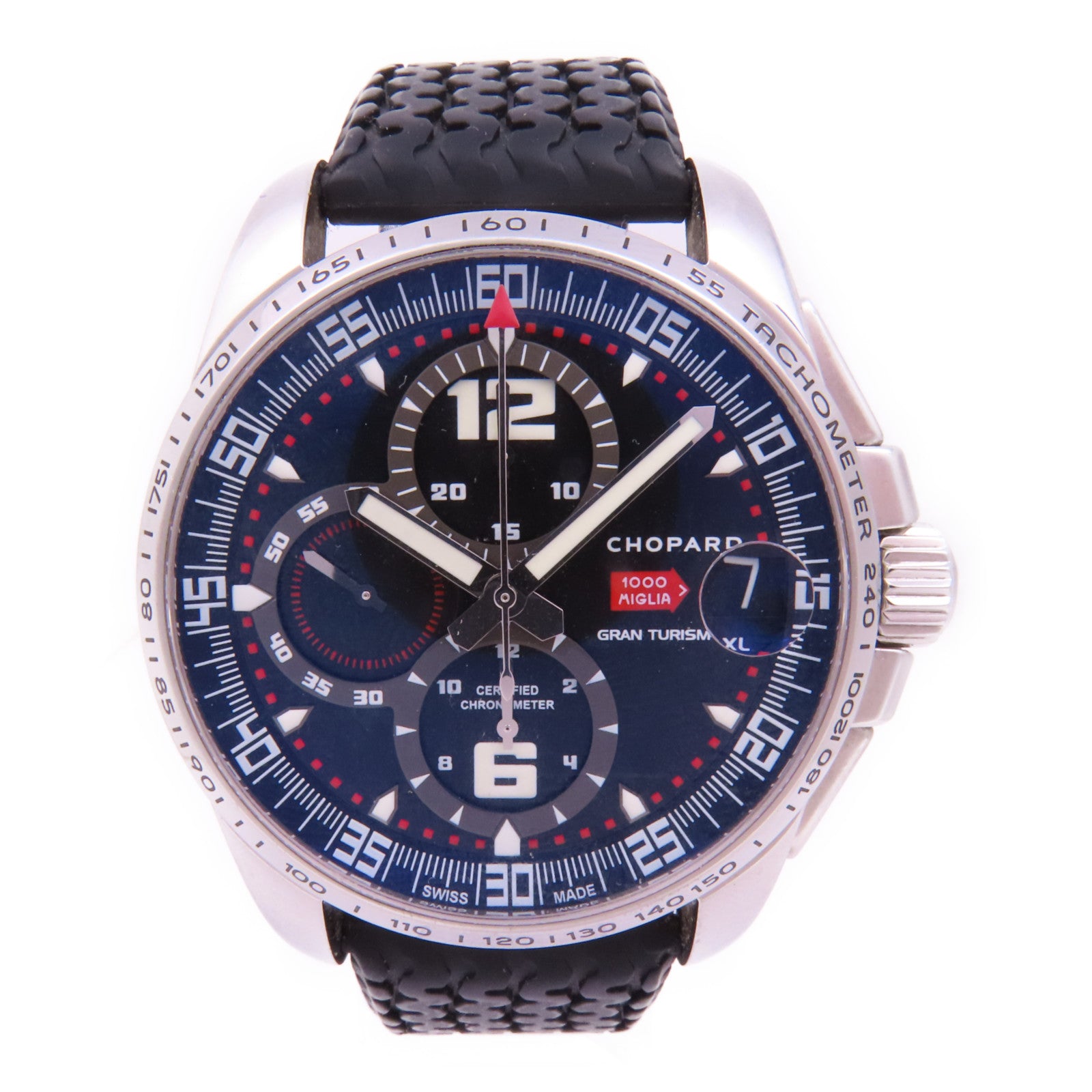 Chopard Mile Miglia GT XL 16/8459-3001 Automatic Watch Stainless Stee/ PVC Belt