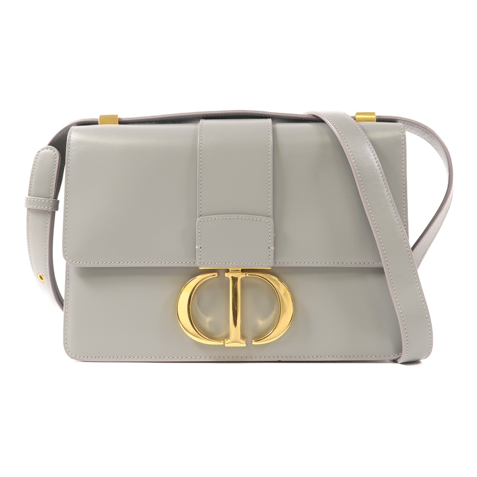 Dior 【激減優惠】牛皮皮革30 Montaigne金扣肩背袋