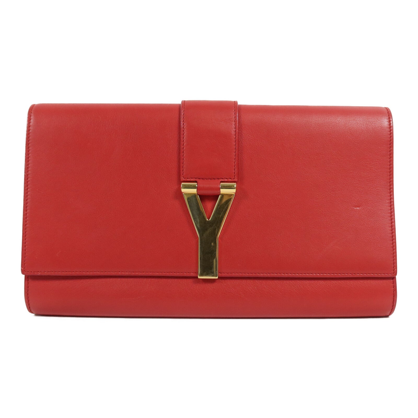 SAINT LAURENT 牛皮皮革Y Clutch Bag手拿包