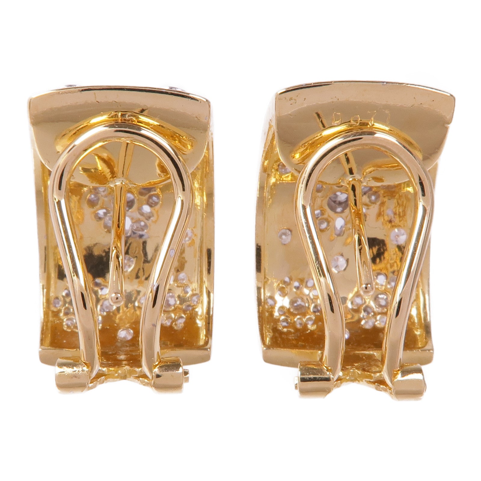 JEWELRY 18K黃金/白金Diamond Earrings鑽石耳環