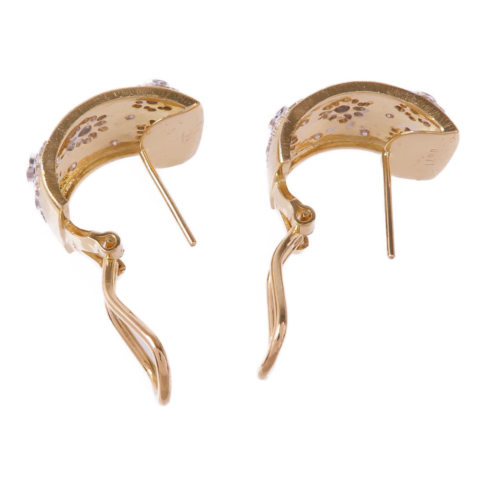 JEWELRY 18K黃金/白金Diamond Earrings鑽石耳環