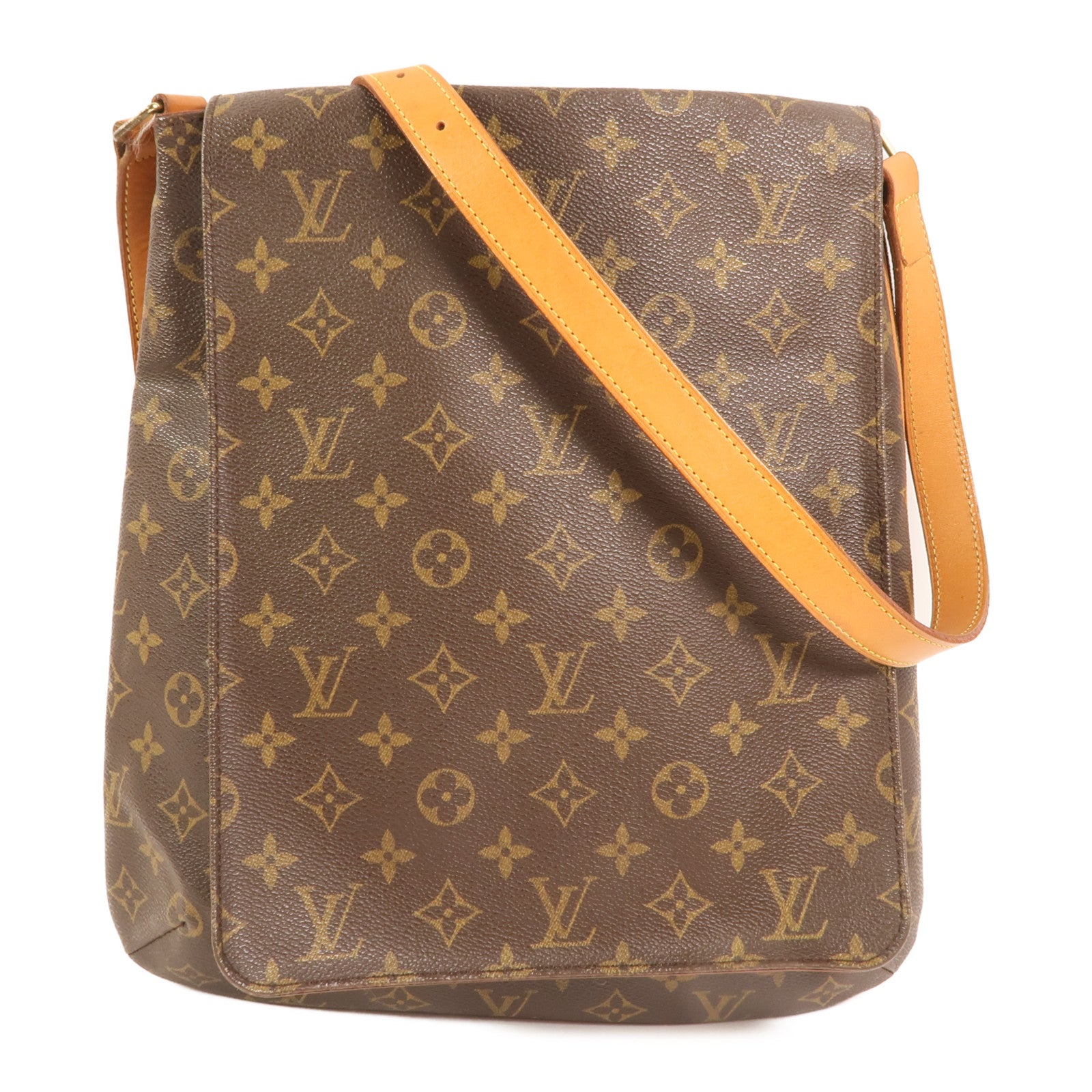 LOUIS VUITTON Monogram Musette Salsa金扣肩背袋