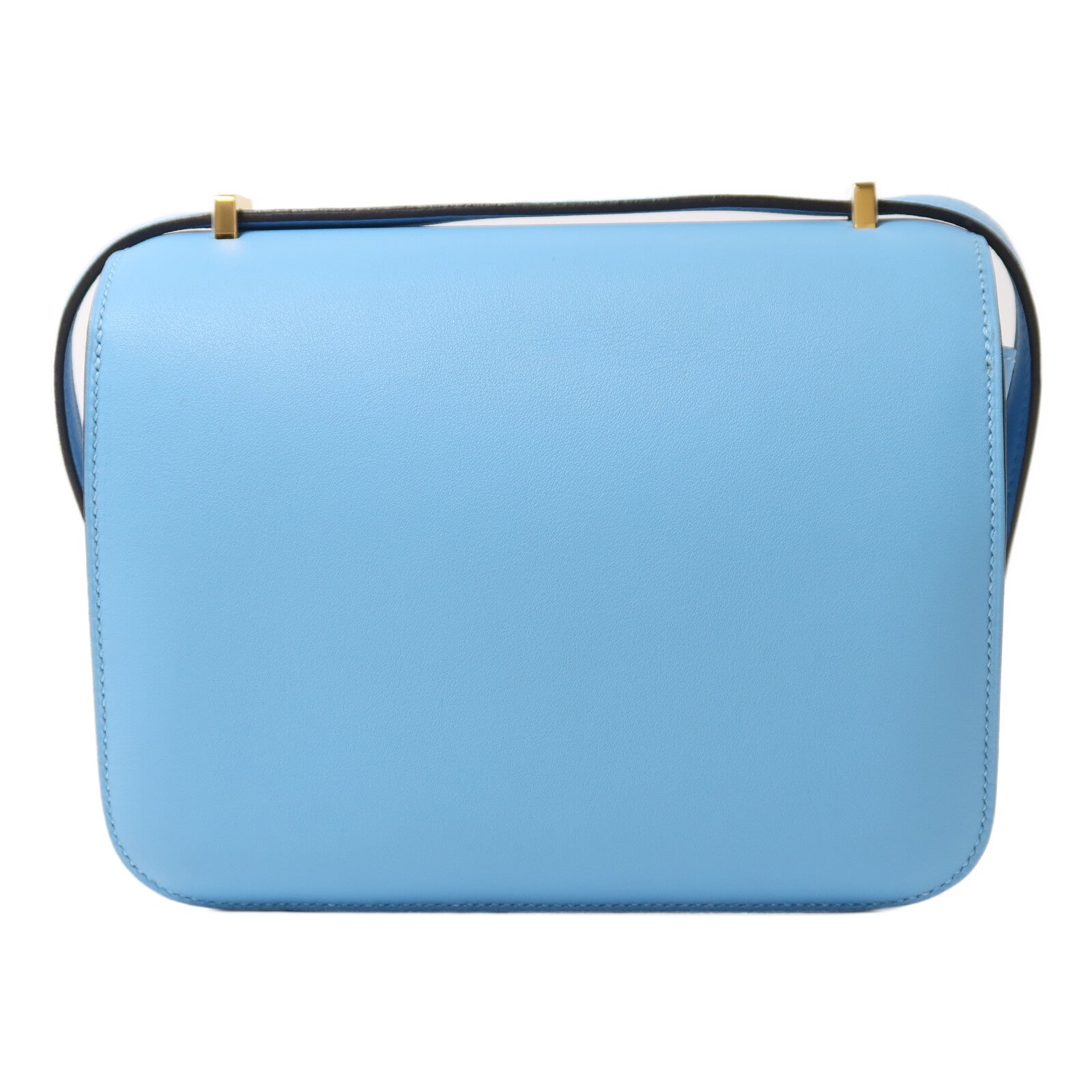 HERMES Swift皮革Constance Mini肩背袋Celeste