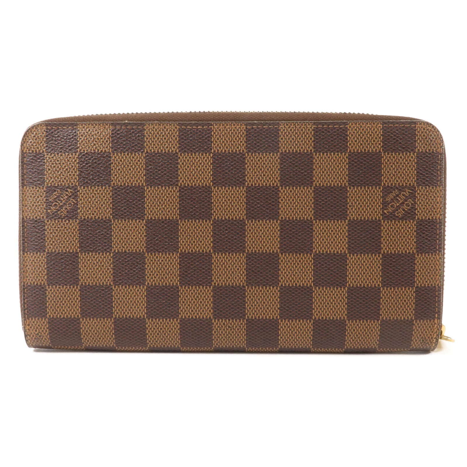 LOUIS VUITTON Damier Zippy Organizer金扣長錢包