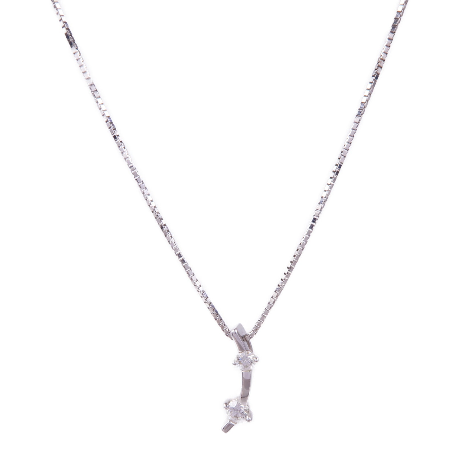 JEWELRY 18K白金Diamond Necklace鑽石項鍊