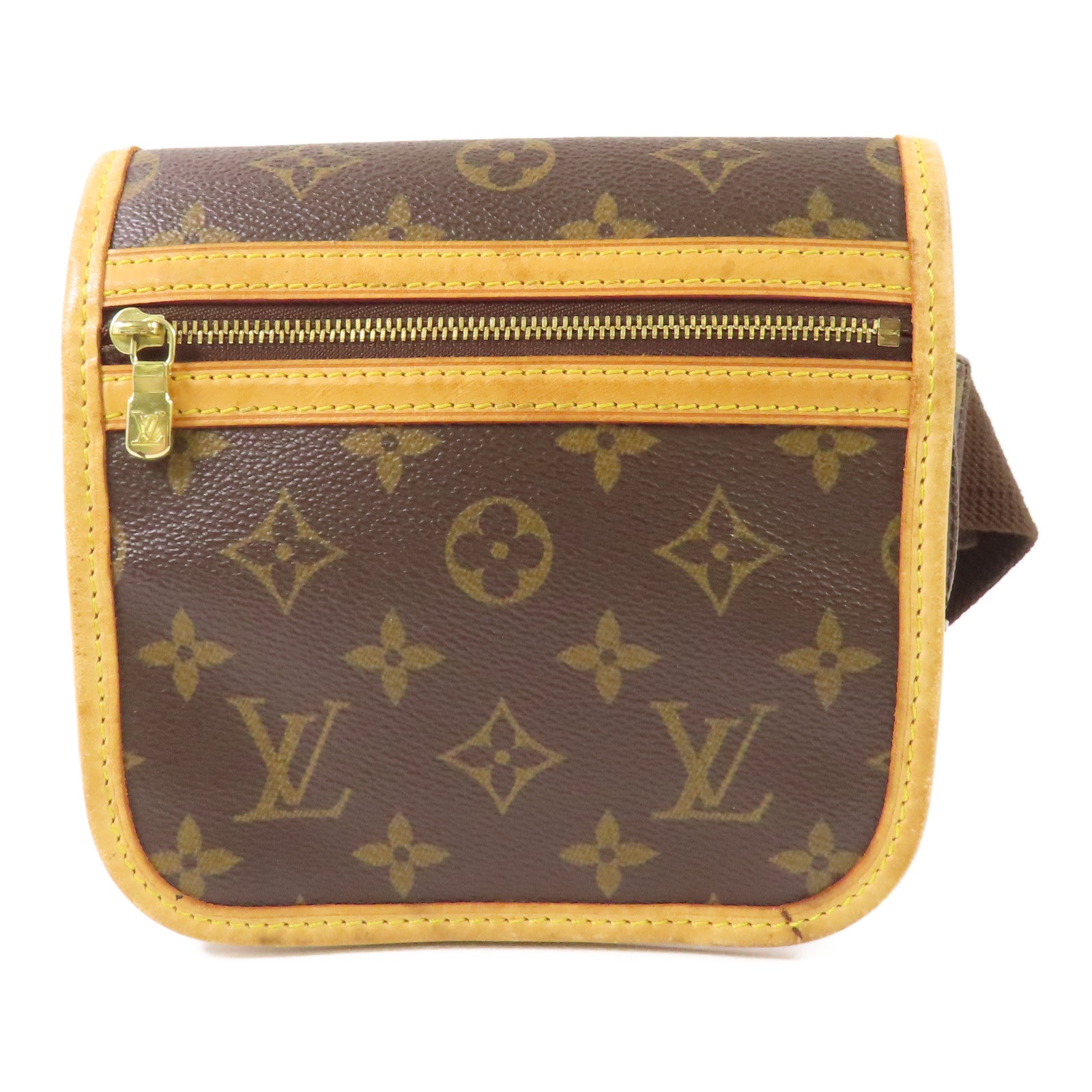 LOUIS VUITTON LV GHW Bosphore Waist Bag M40108 Monogram Brown
