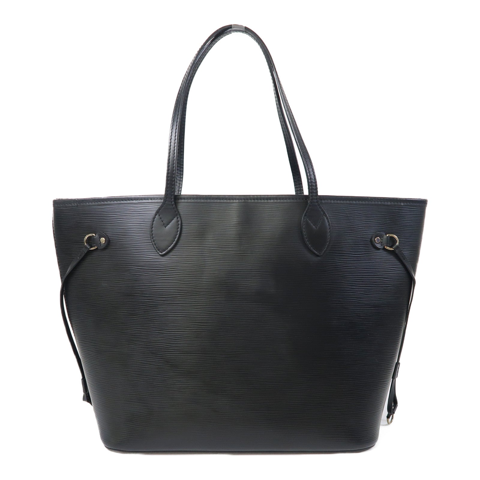 LOUIS VUITTON (PRICE DOWN) LV SHW Neverfull MM Shoulder Tote Bag Epi Leather Black