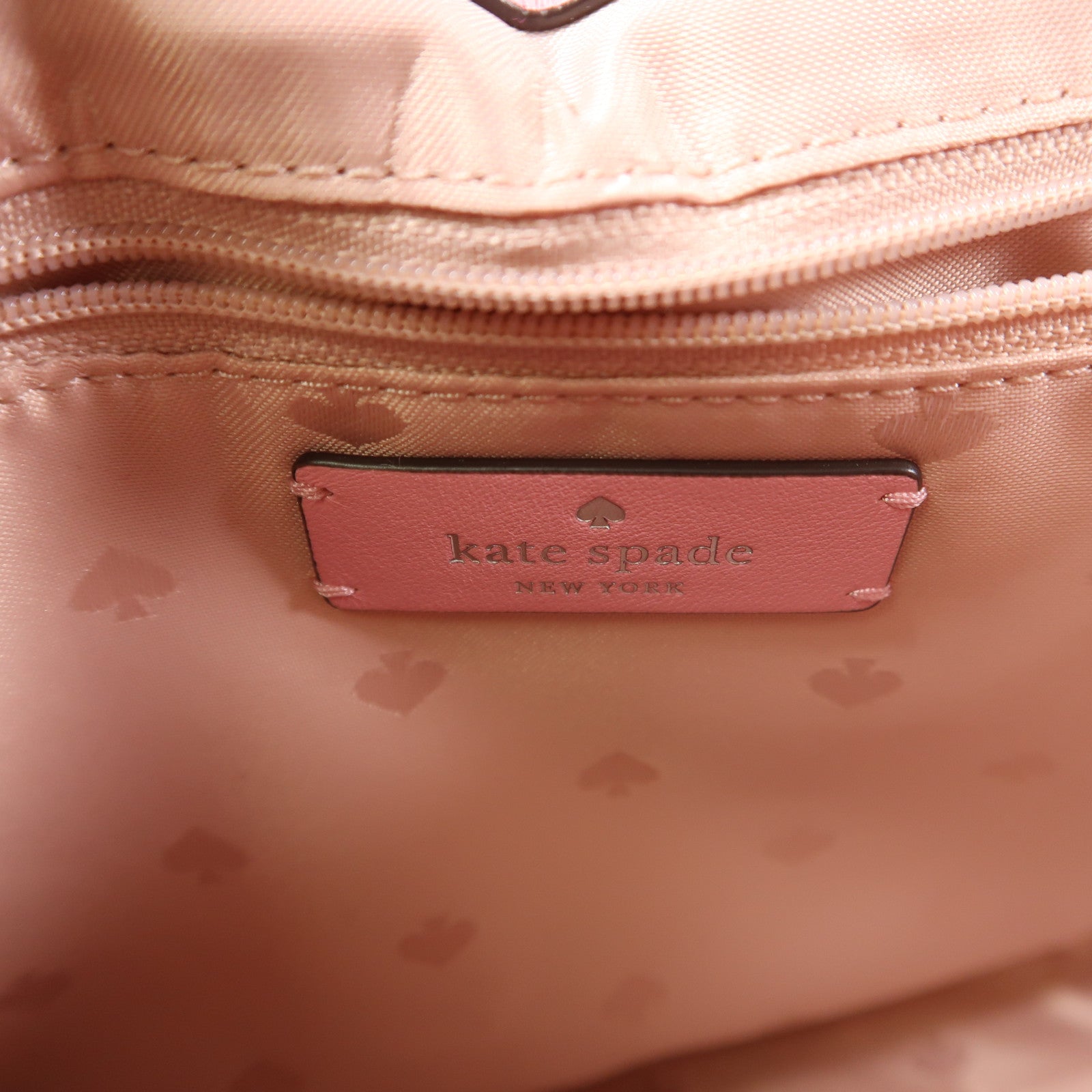 KATE SPADE SHW Chain Shoulder Bag Tweed Pink