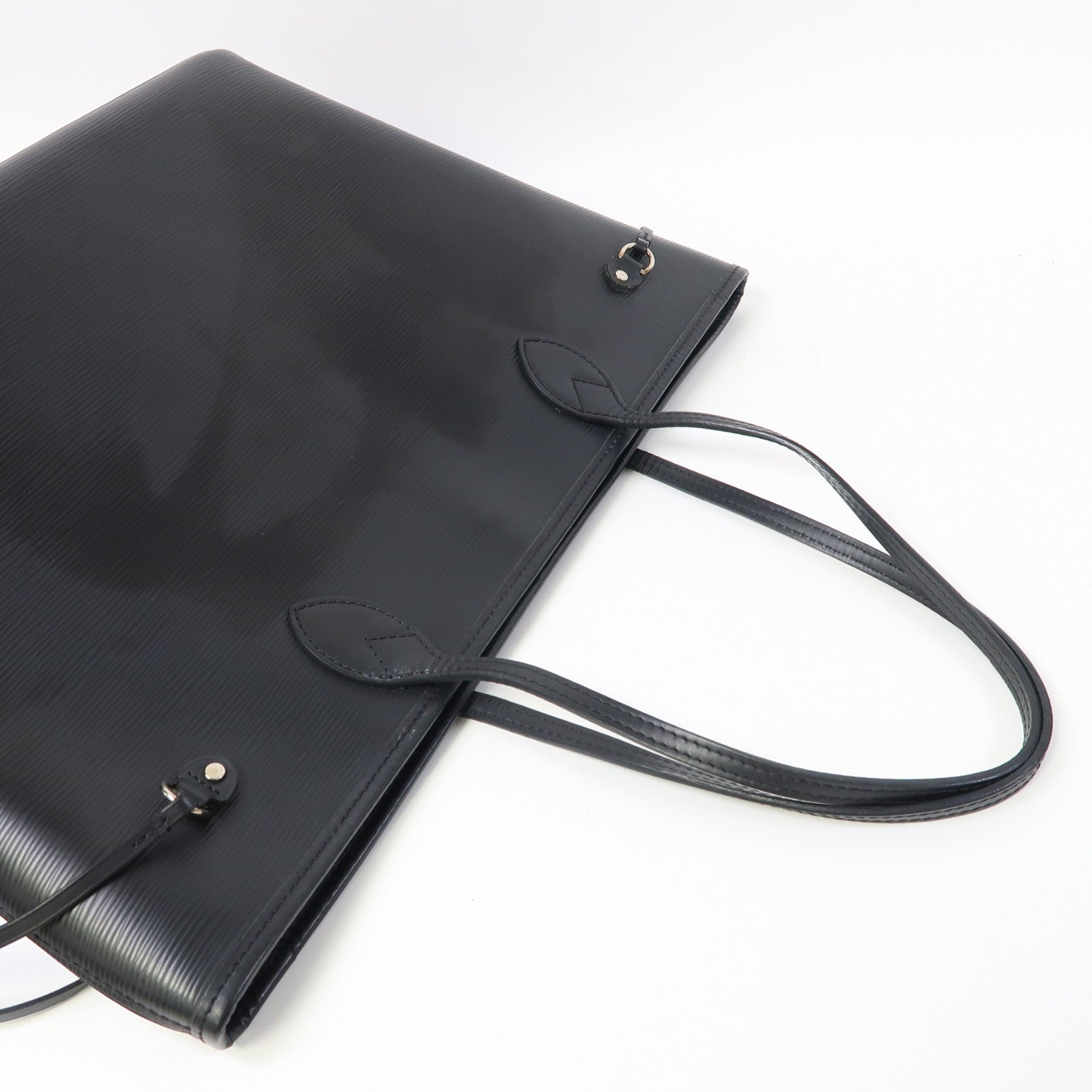 LOUIS VUITTON (PRICE DOWN) LV SHW Neverfull MM Shoulder Tote Bag Epi Leather Black