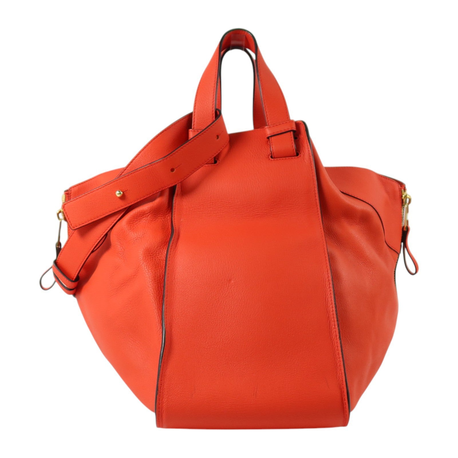LOEWE 牛皮皮革Hammock金扣手挽肩背兩用袋