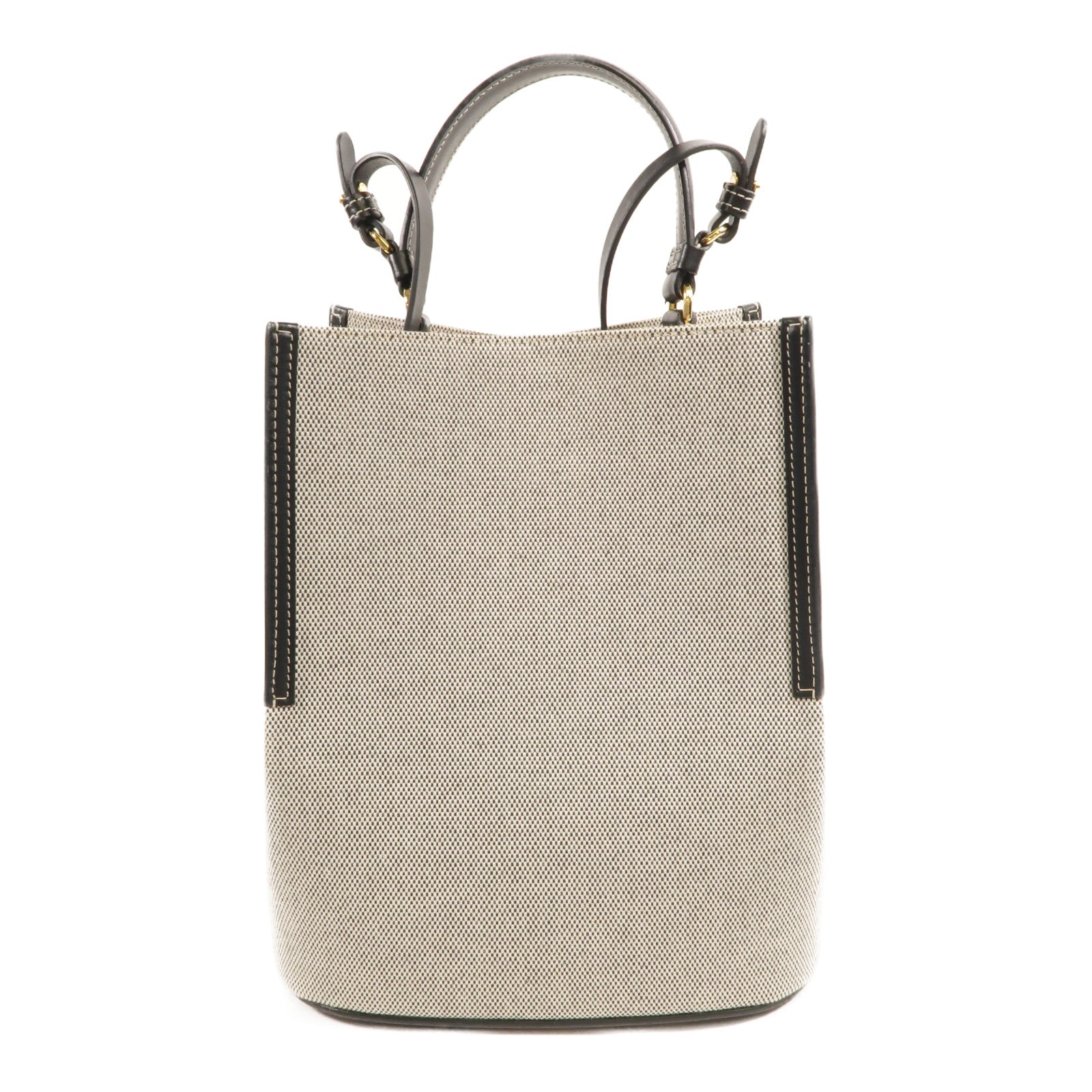 BURBERRY 帆布Small Peggy Bucket Bag手挽肩背兩用袋