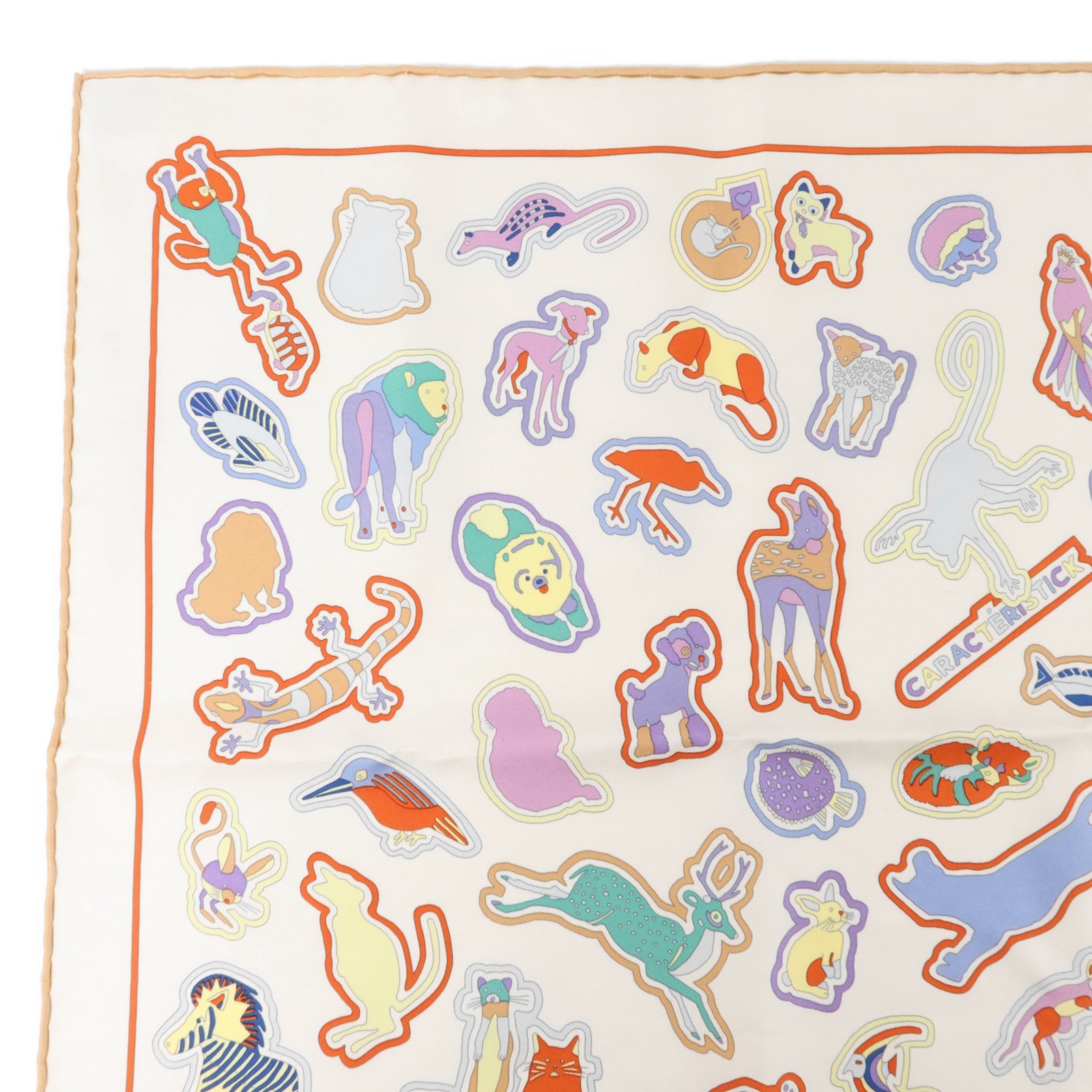 HERMES 絲質Scarf 45x45cm絲巾