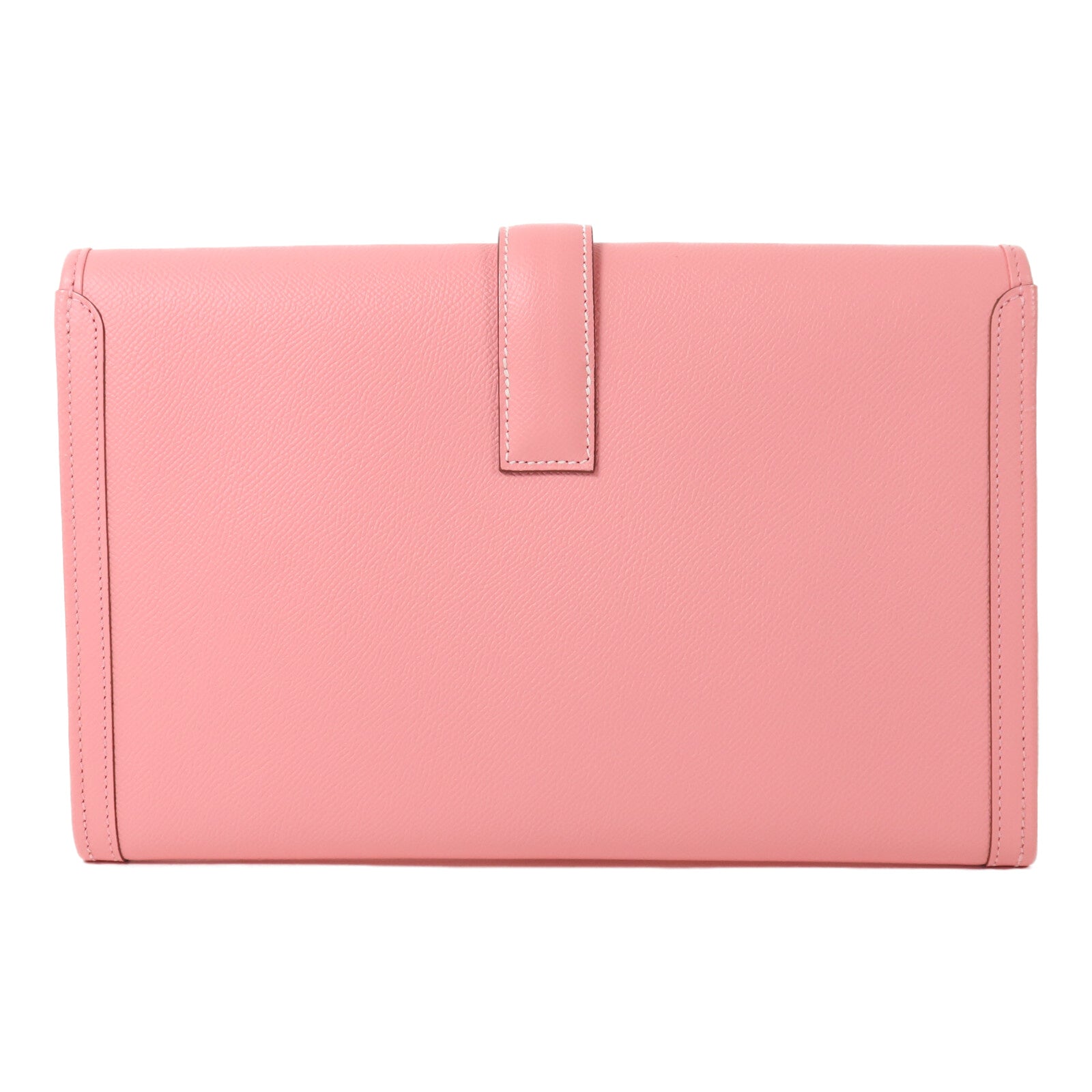HERMES Epsom皮革Jige Elan PM手拿包Rose Confetti