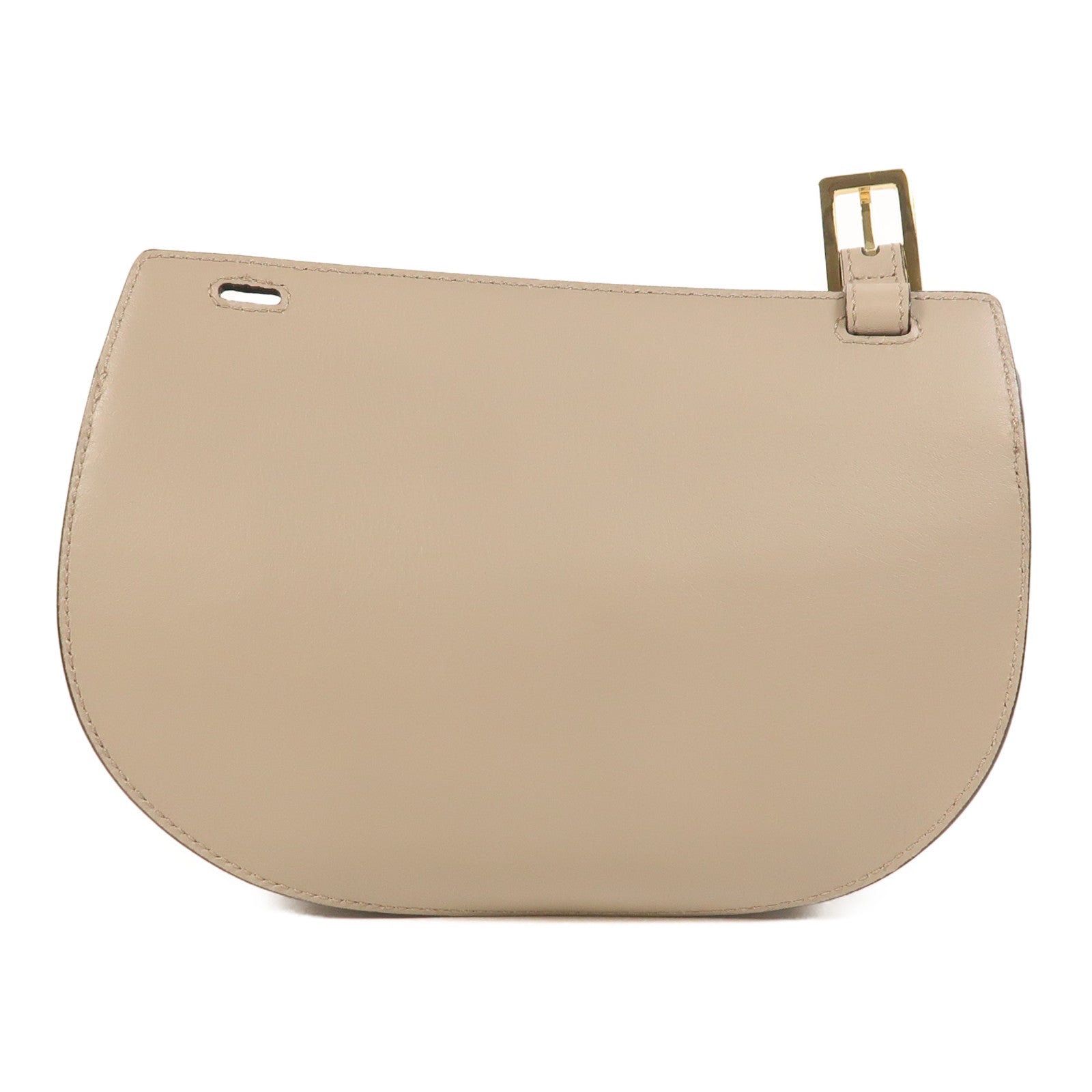 Chloe 牛皮皮革Georgia金扣肩背袋