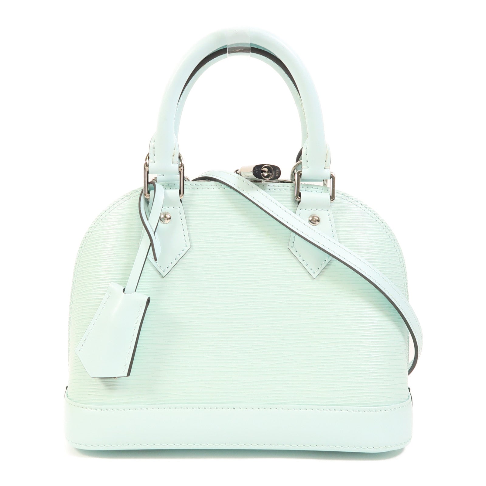 LOUIS VUITTON Epi Alma BB銀扣手挽肩背兩用袋