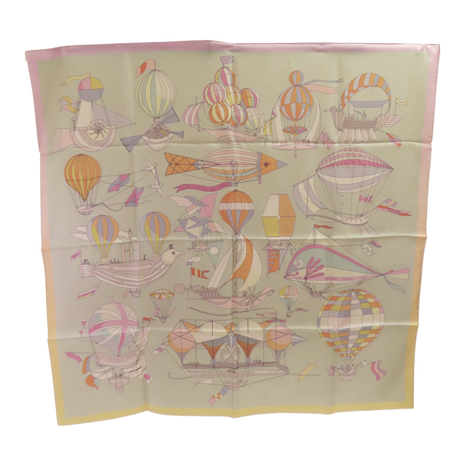 HERMES 絲質Scarf 90x90絲巾