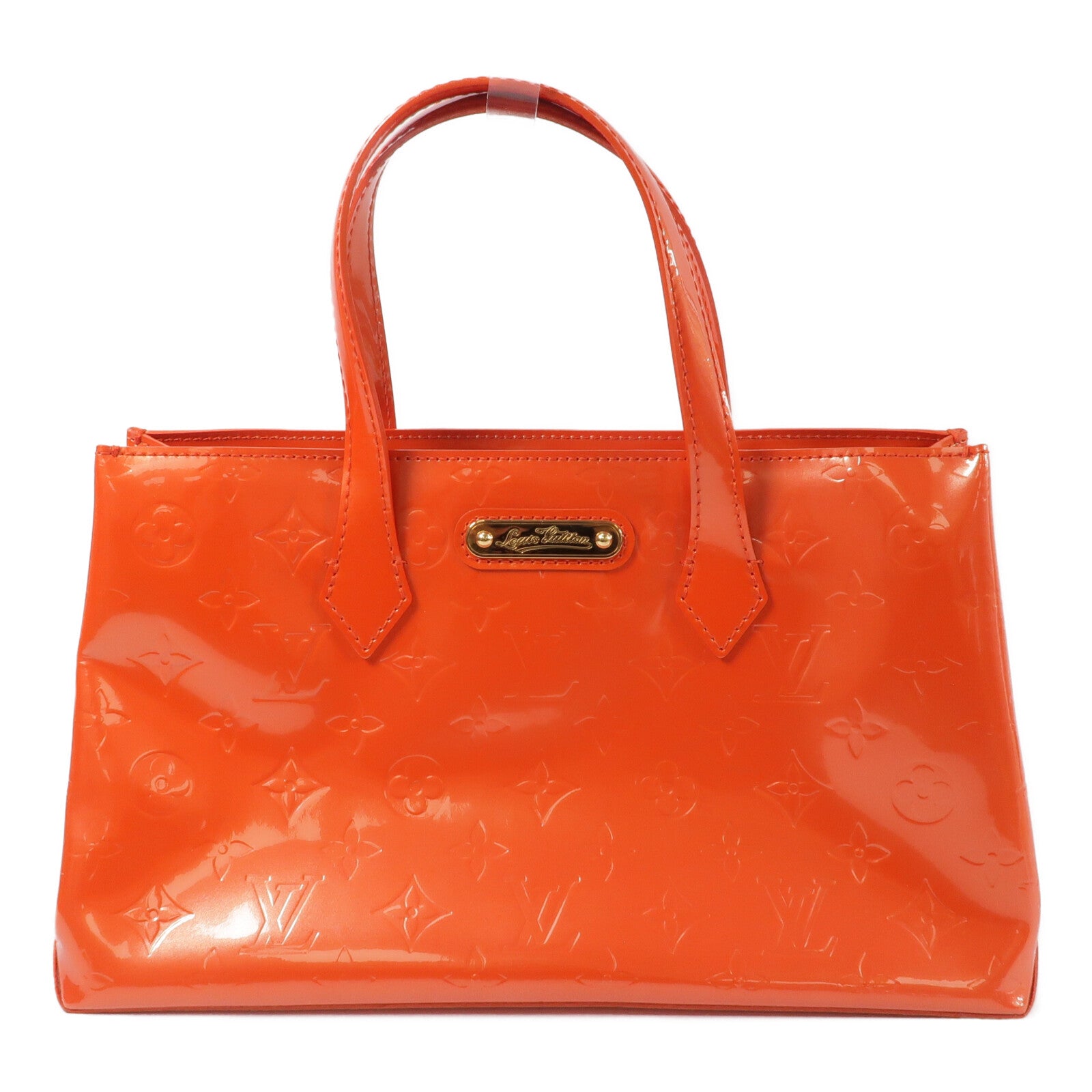LOUIS VUITTON Monogram Vernis Wilshire PM手挽袋