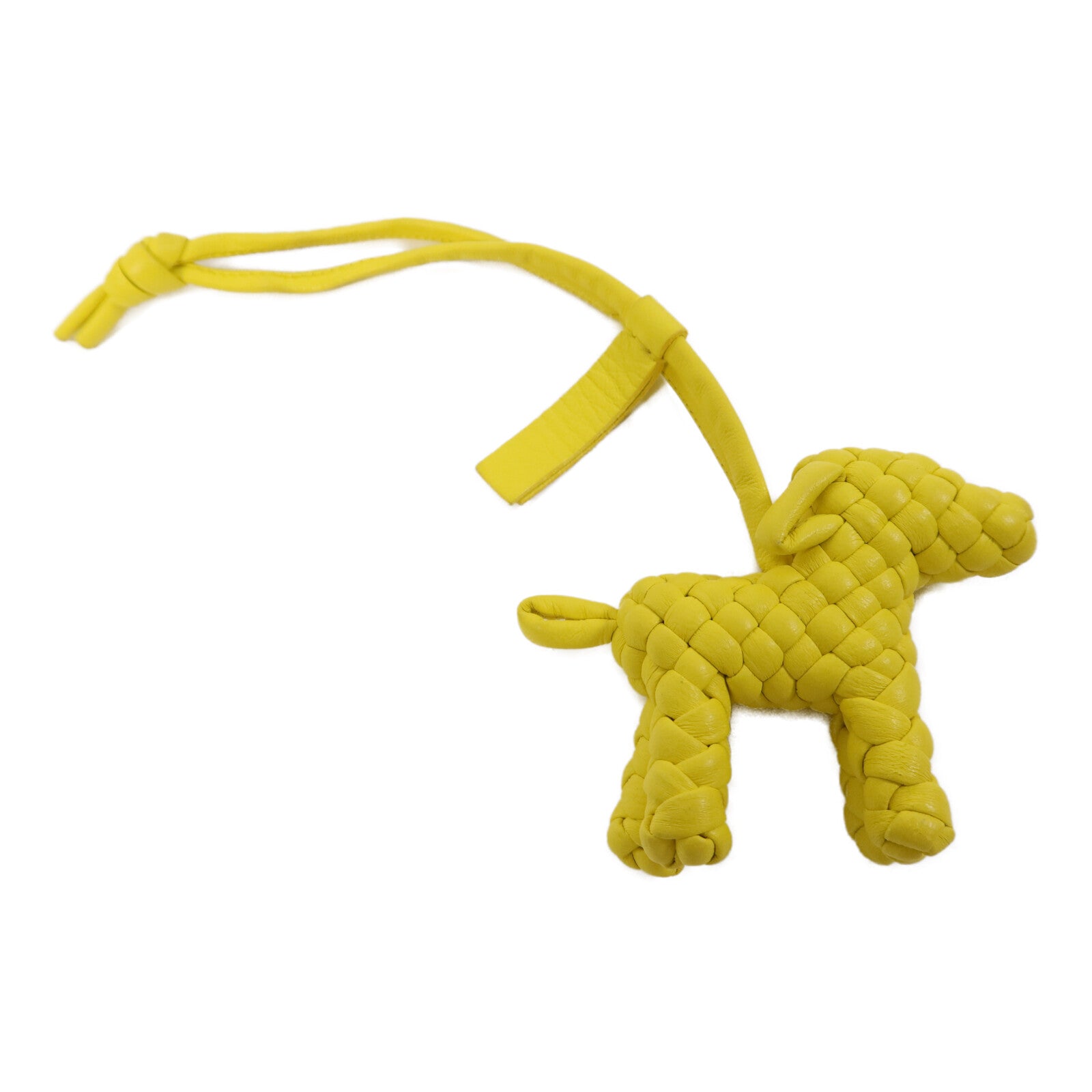 BOTTEGA VENETA 牛皮皮革Dog Charm鎖匙扣