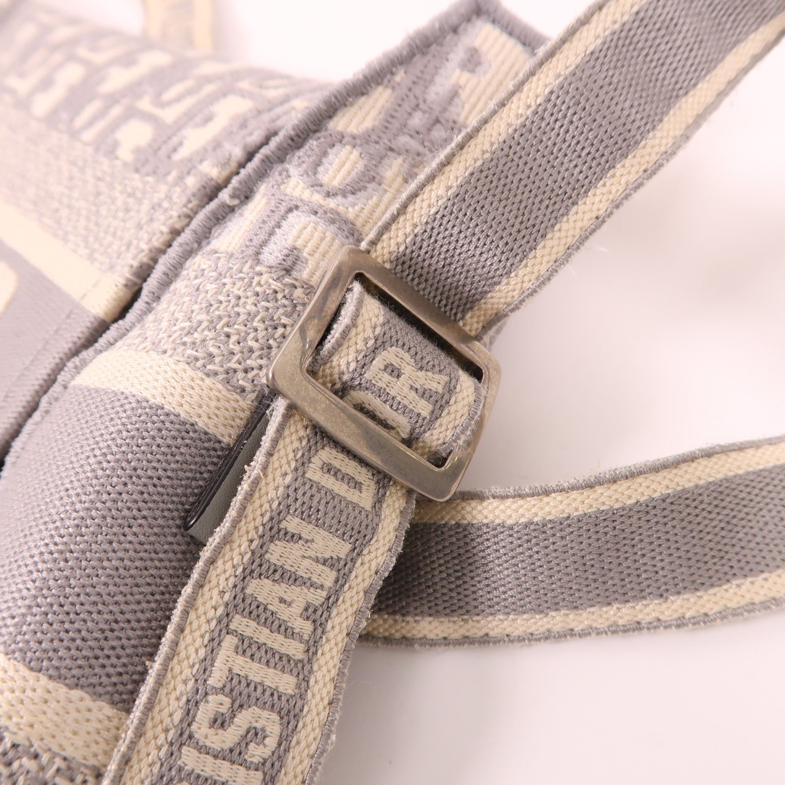 Dior 帆布Diorcamp銀扣肩背袋