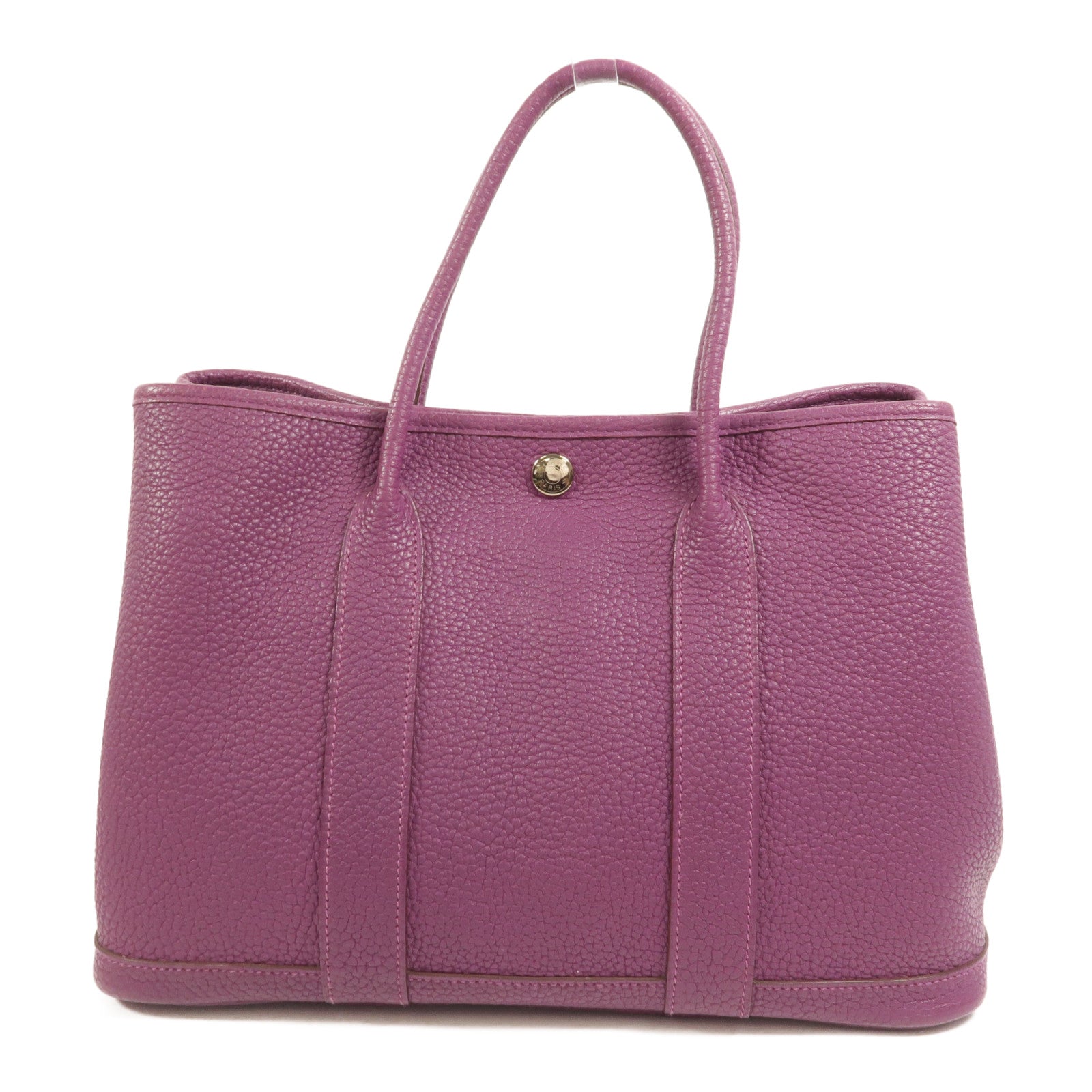 HERMES Clemence皮革Garden Party TPM手挽袋Anemone