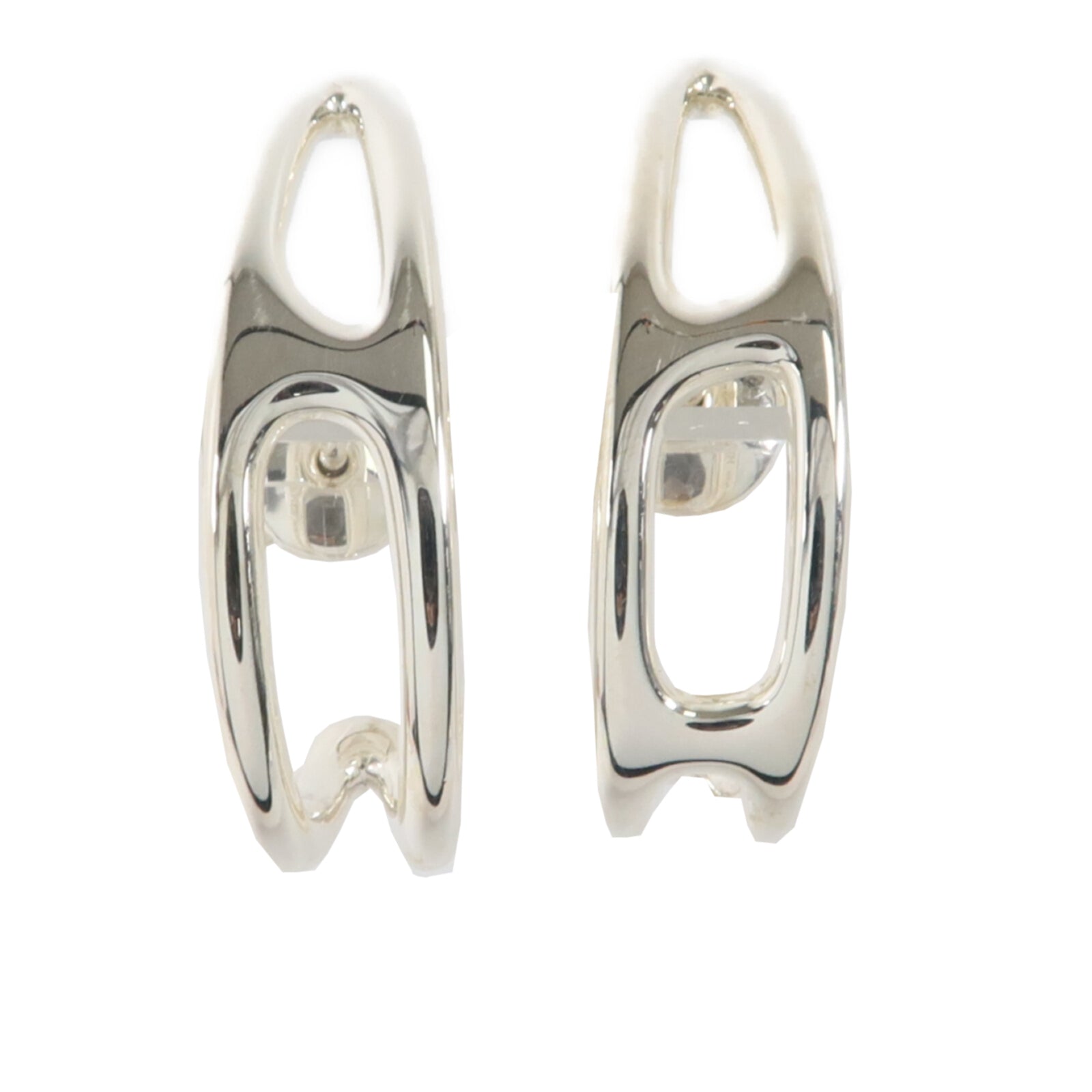 HERMES 純銀Chaine D'Ancre Punk Earrings耳環