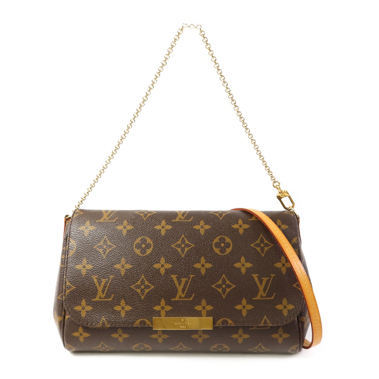 LOUIS VUITTON Monogram Favorite MM金扣手挽肩背兩用袋