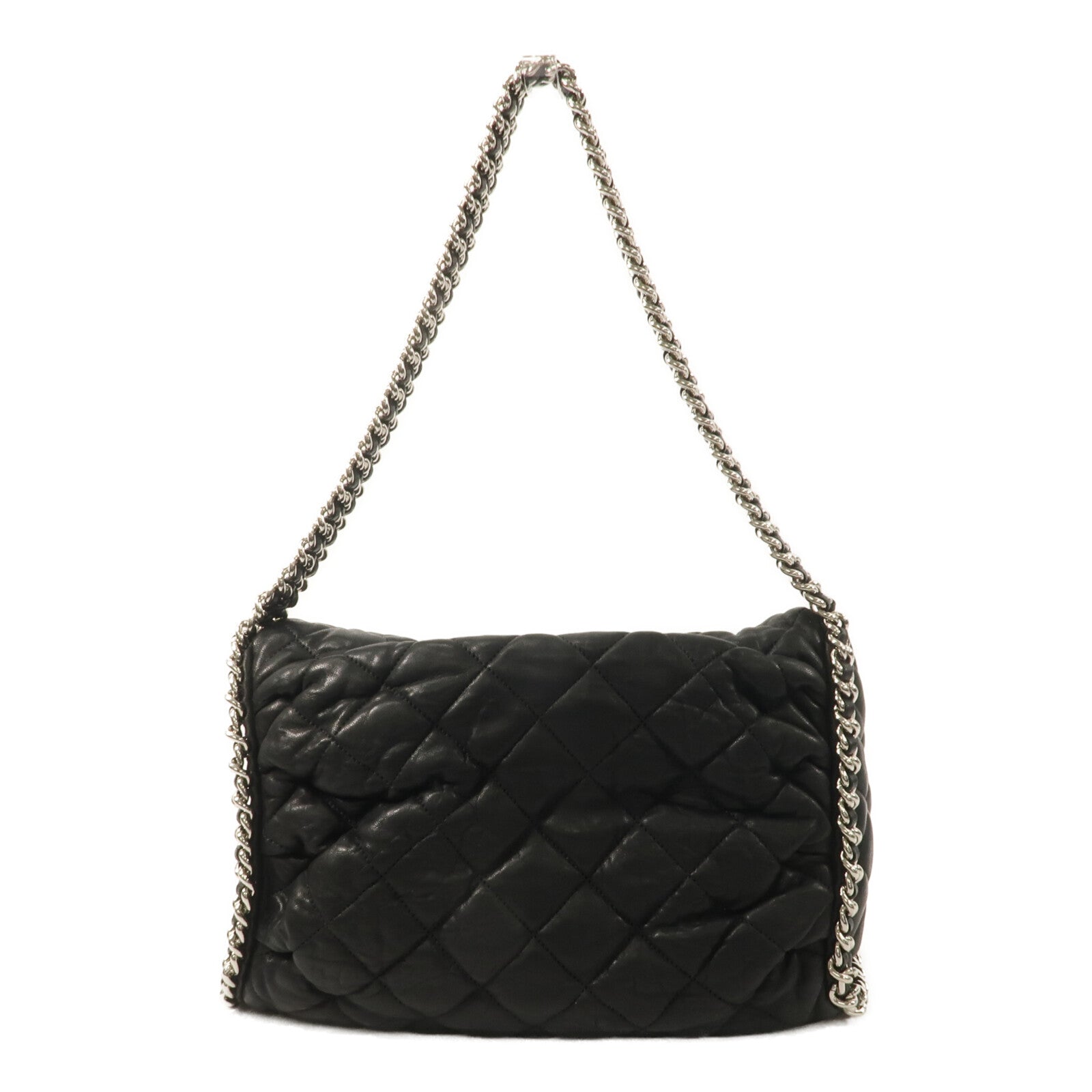 CHANEL 牛皮皮革Chain Shoulder鏈帶肩背袋