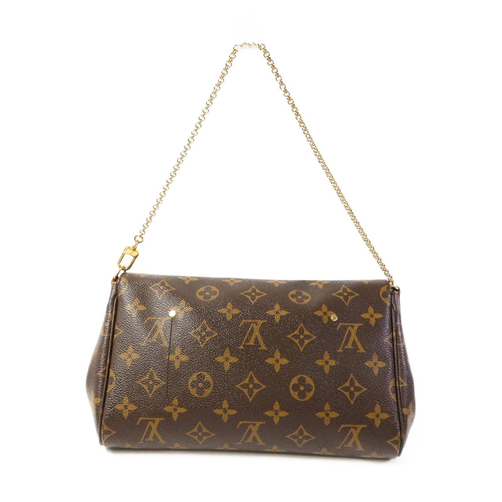 LOUIS VUITTON Monogram Favorite MM金扣手挽肩背兩用袋