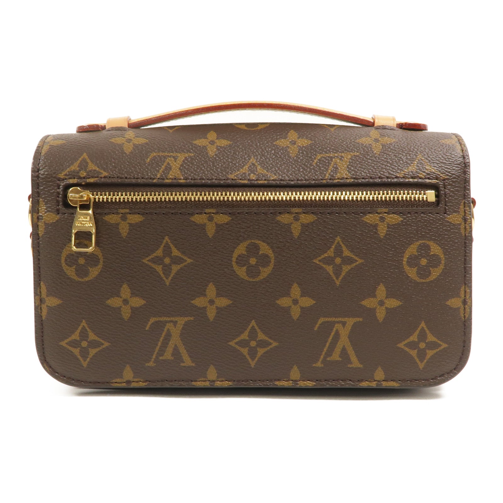 LOUIS VUITTON Monogram Pochette Metis East West金扣手挽肩背兩用袋