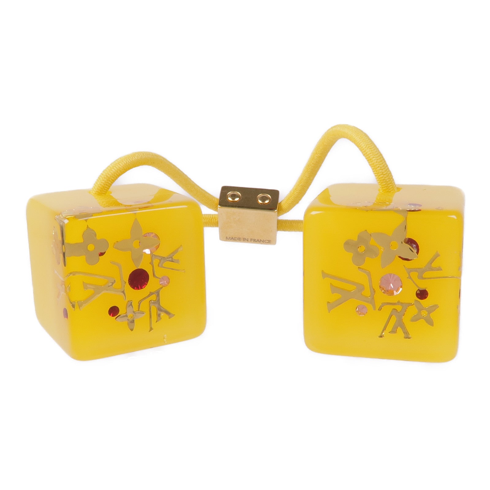 LOUIS VUITTON PVC Hair Cubes髮飾